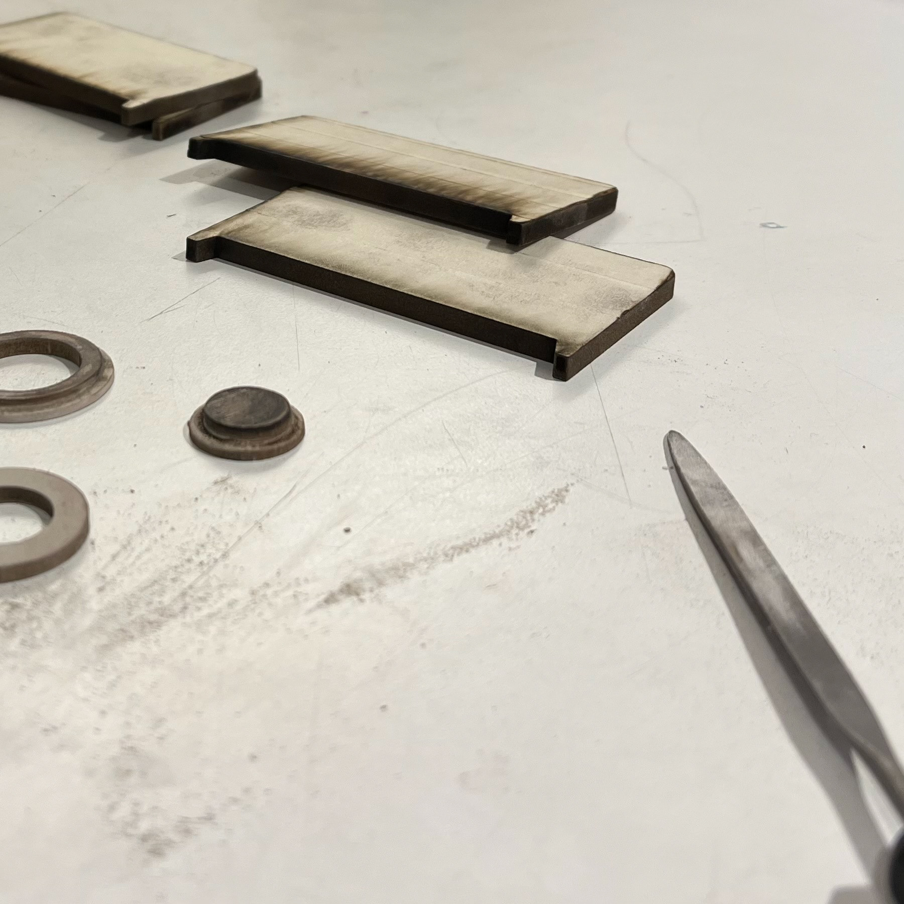 Rough grinding with file