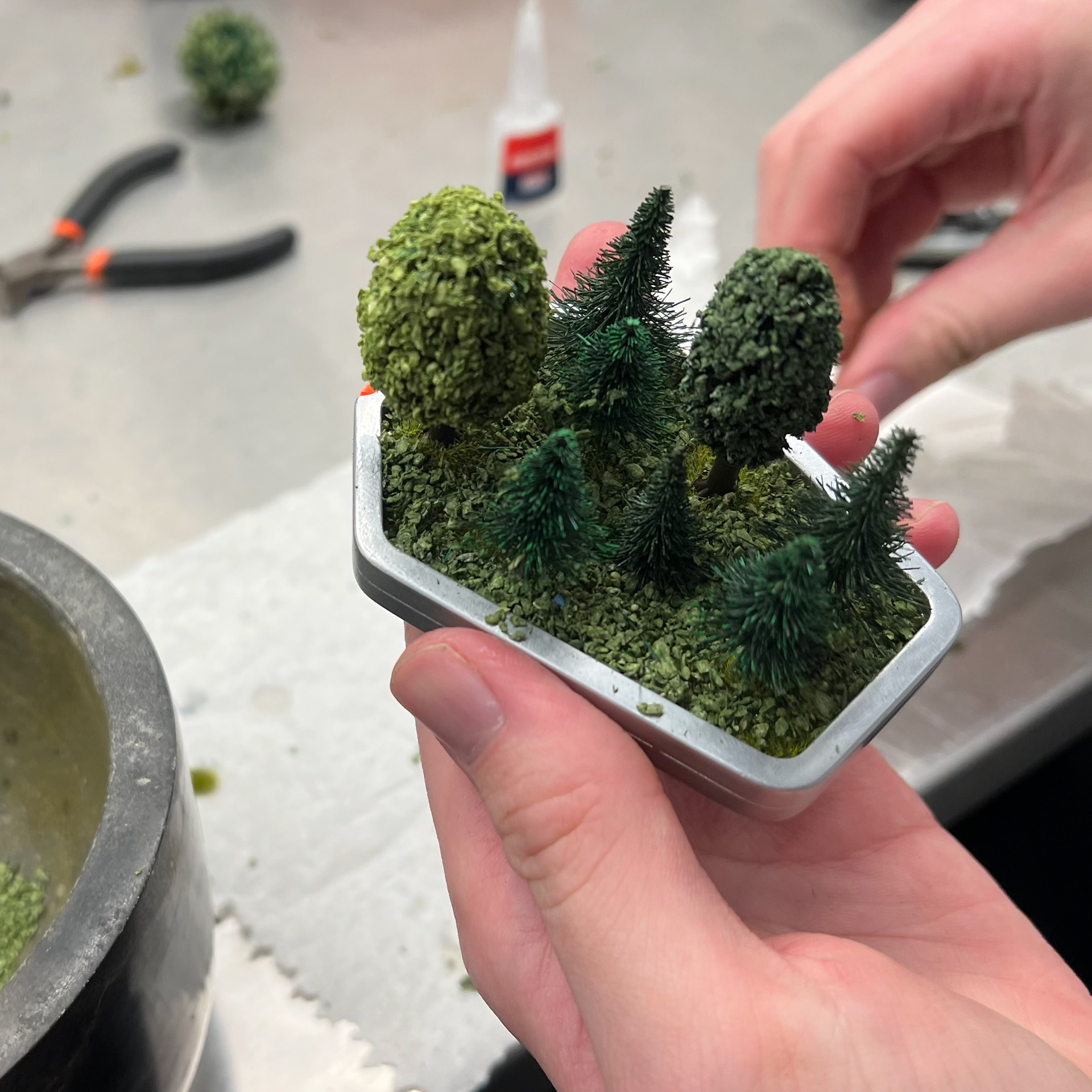 Finishing touches