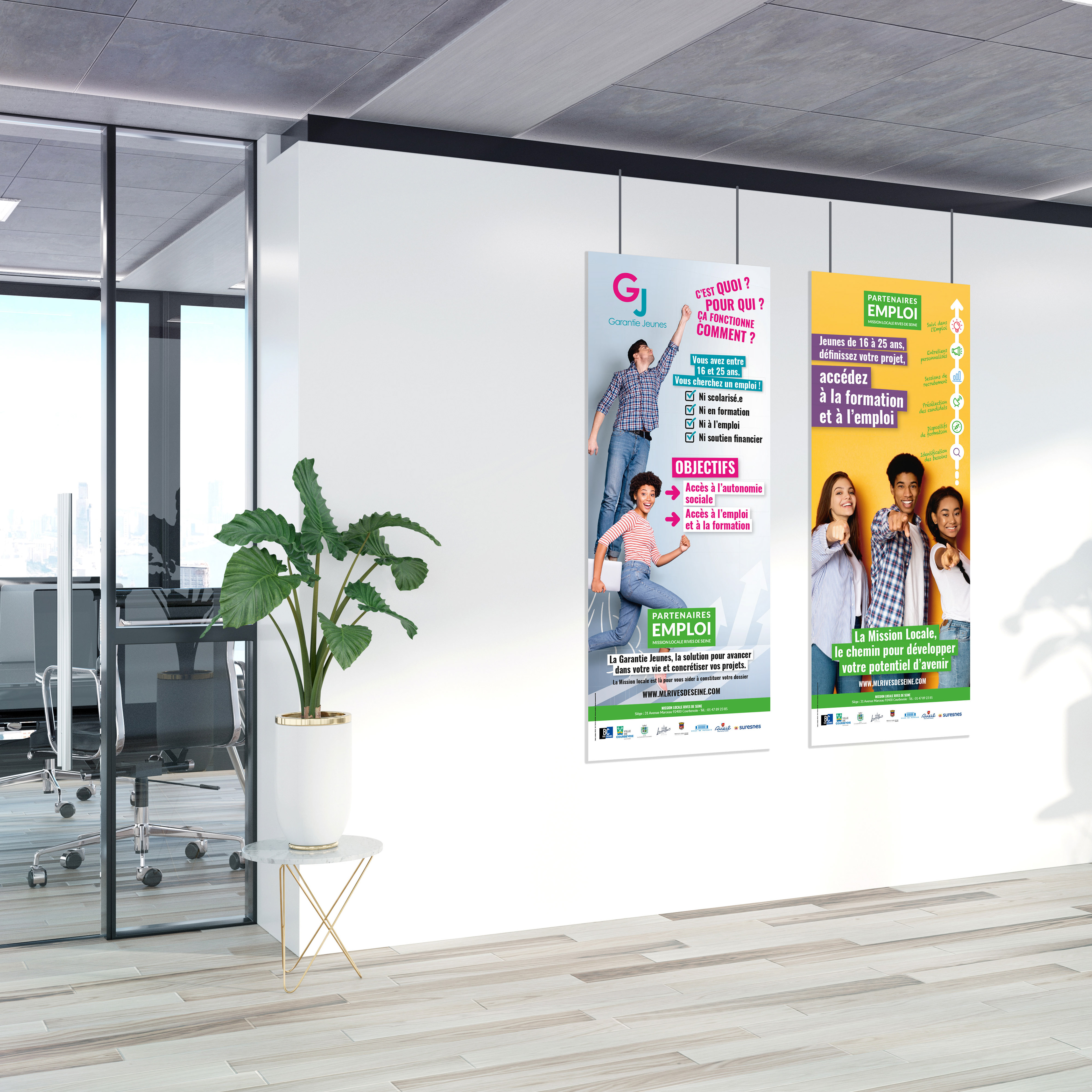 Mission Locale Rive-de-Seine pour l'Agence PROD12