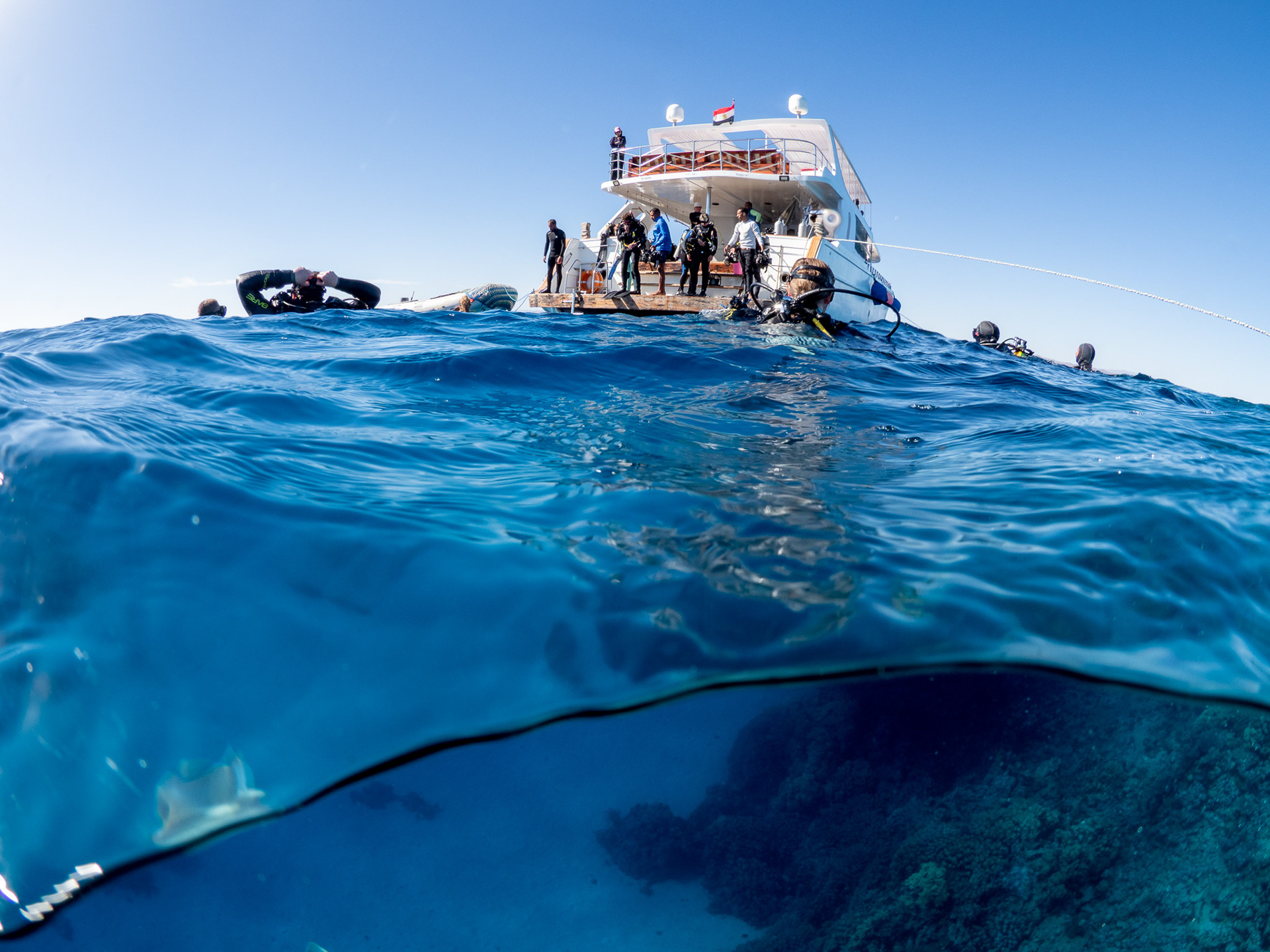 Day Boat in Red Sea