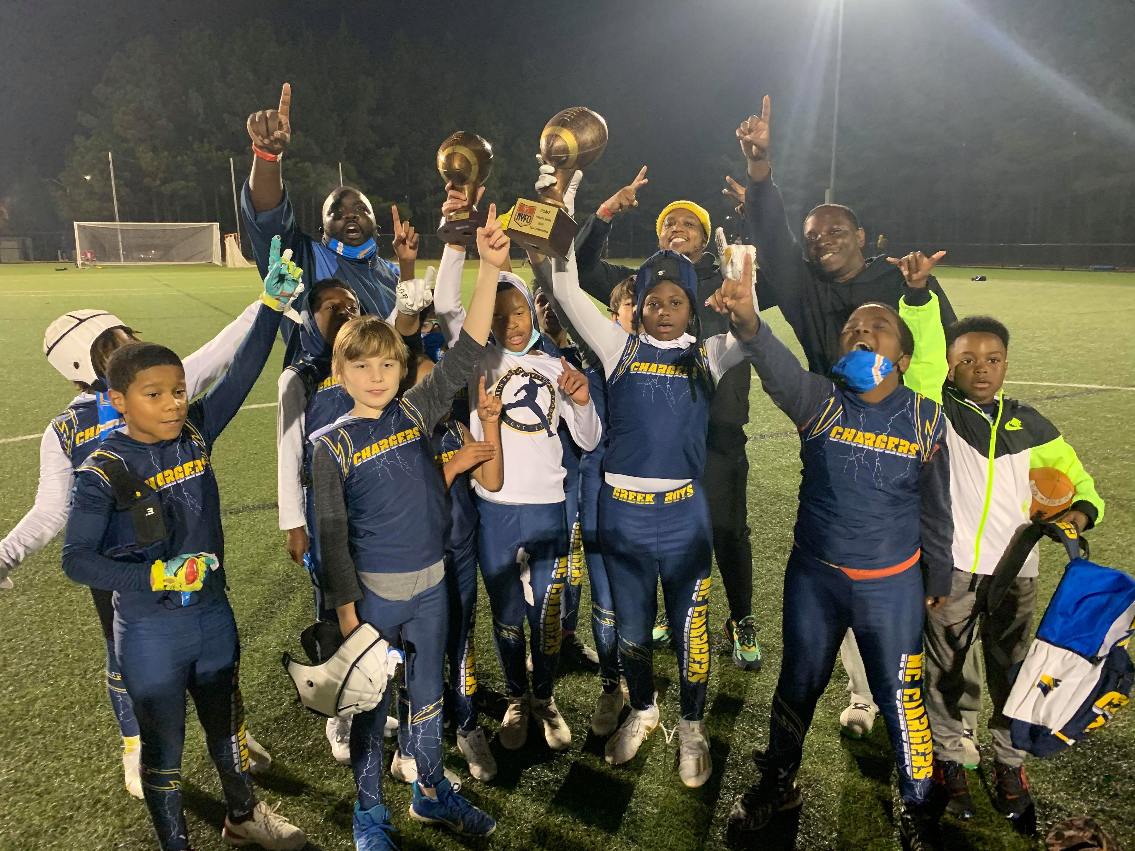NC CHARGERS 11U TURKEY BOWL CHAMPS