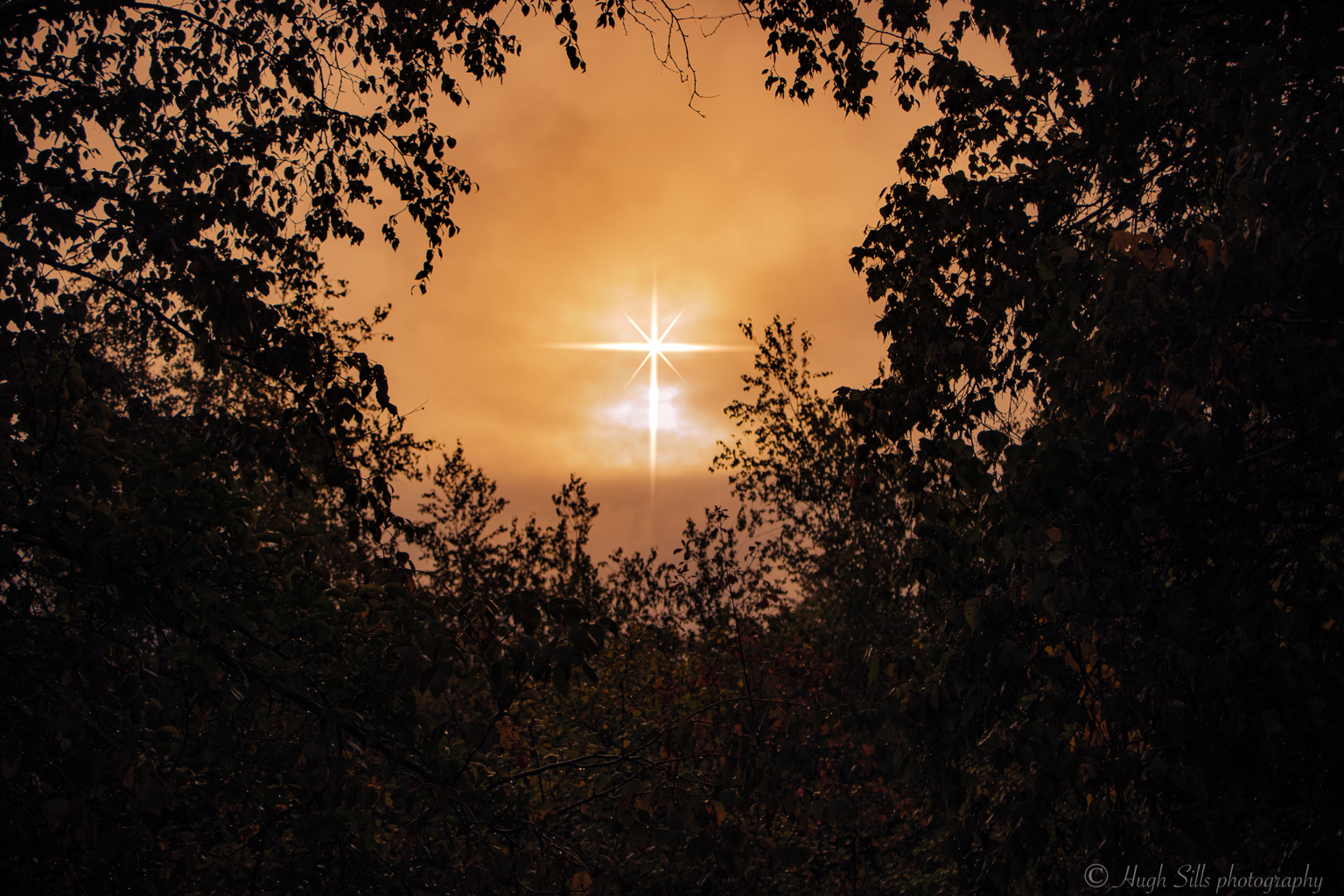 Cross in the clouds