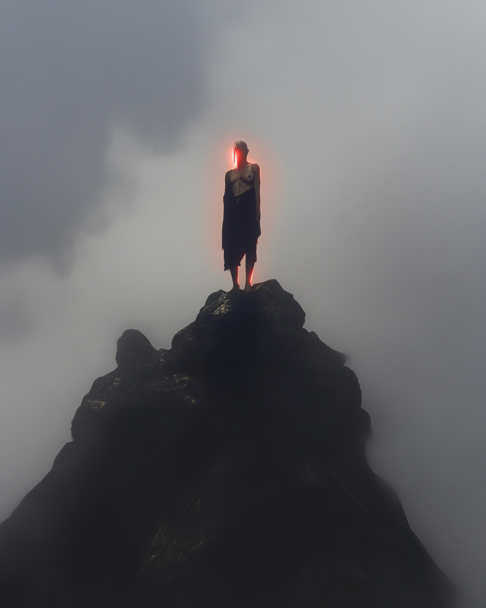goddess standing on a pile of rocks, skin, baddiecore, foggy background, surrealism, art --ar 4:5 --style raw --profile t9tfwly t33oh8q --v 6.1 Job ID: d6fc8009-854f-451e-9ed0-b8345c1092f3