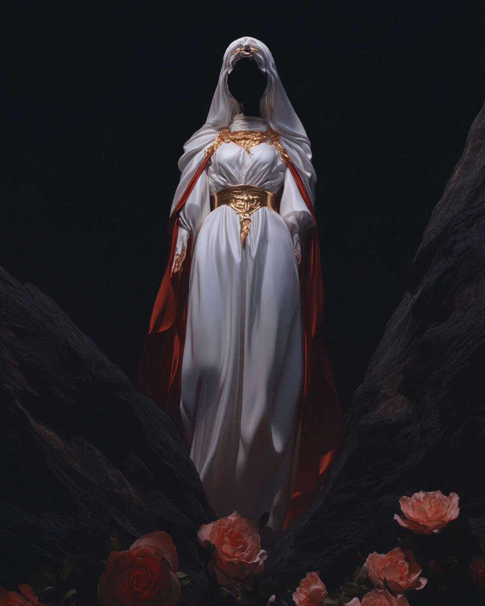 full body beautiful woman with pale skin, standing in front of a dark mountain landscape, flowers, baddiecore, surrealism, art --ar 4:5 --style raw --profile t9tfwly t33oh8q --v 6.1 Job ID: 8fcb7e9b-618a-4ec6-b334-a56cd4ead1ec