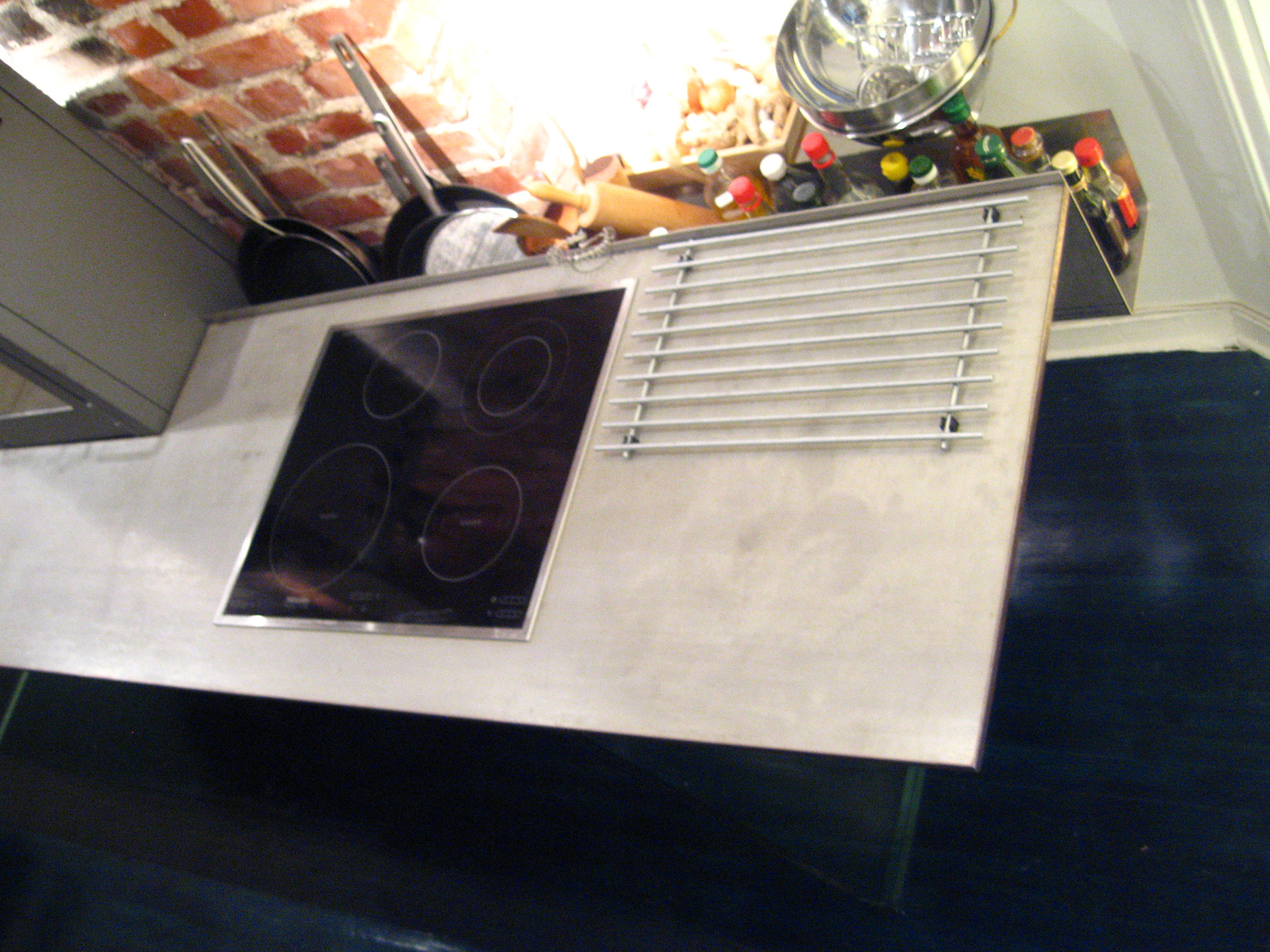 Steel and Old d Tiles