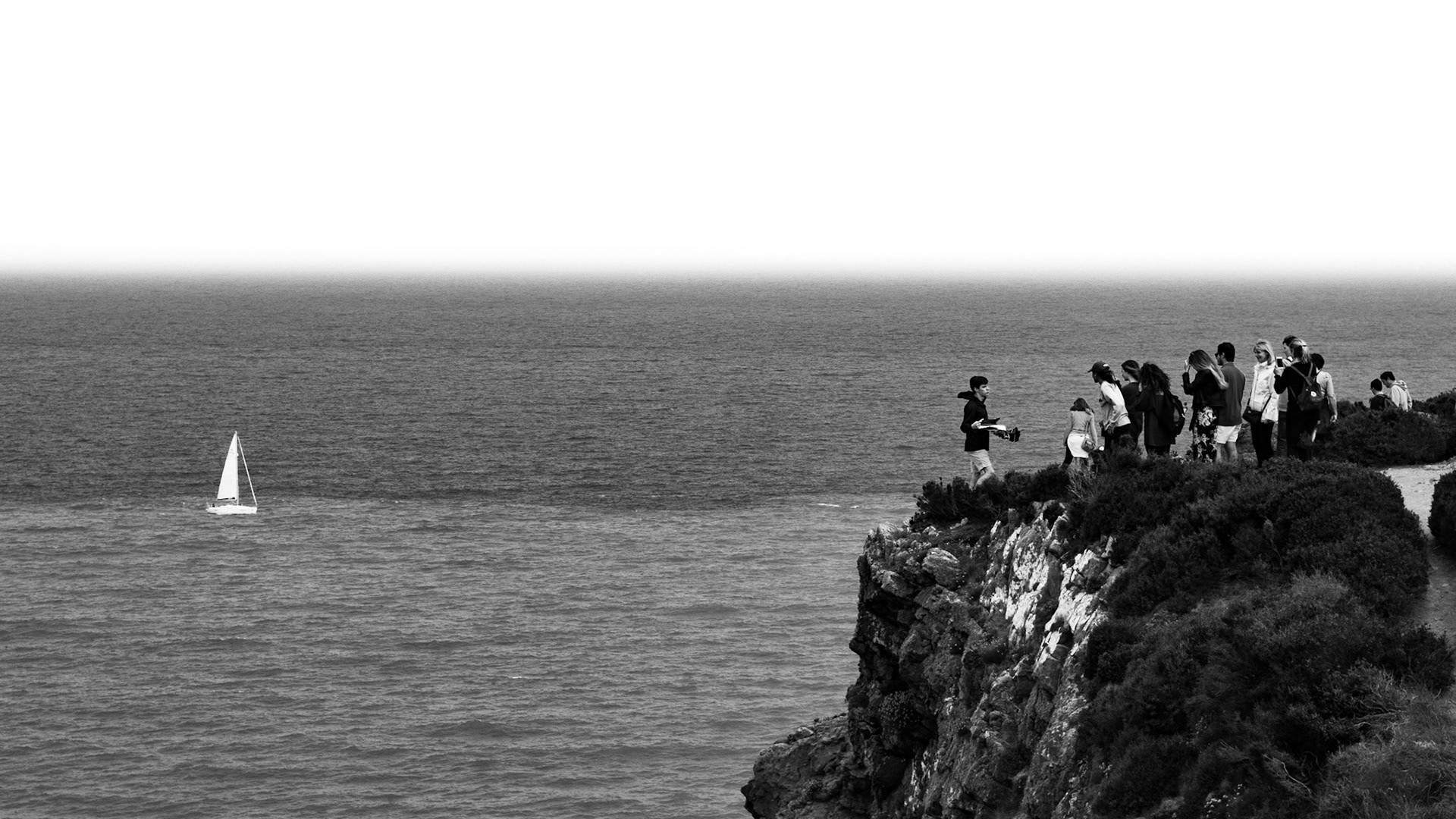 Touristing by the Irish sea