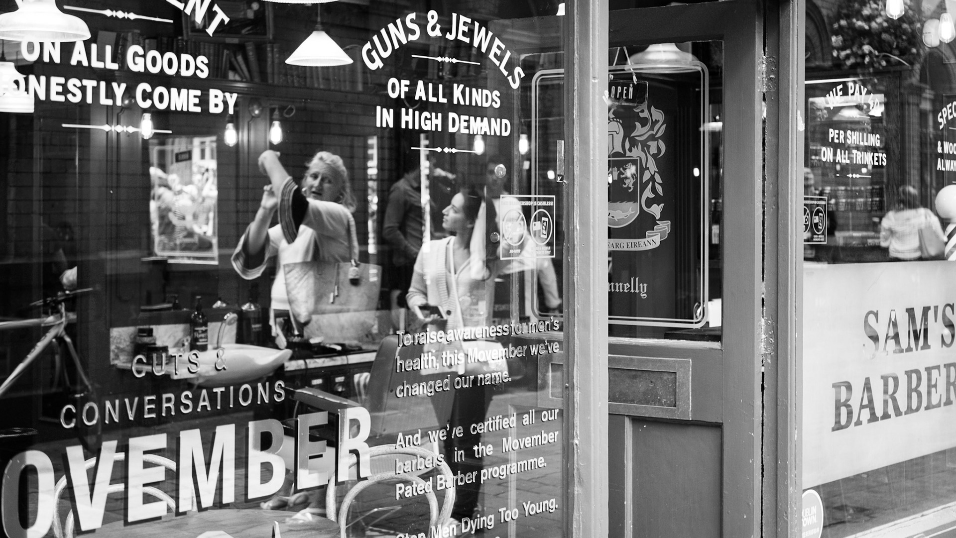 Reflections and barbershop