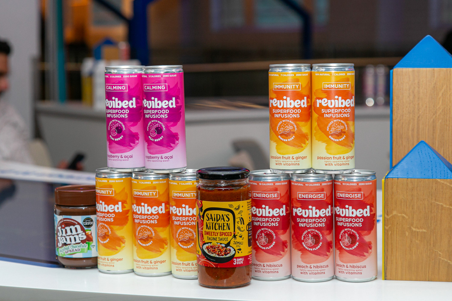 Some drink and sauce products  looking to stock their products with local stores around the uk event spill the beans 