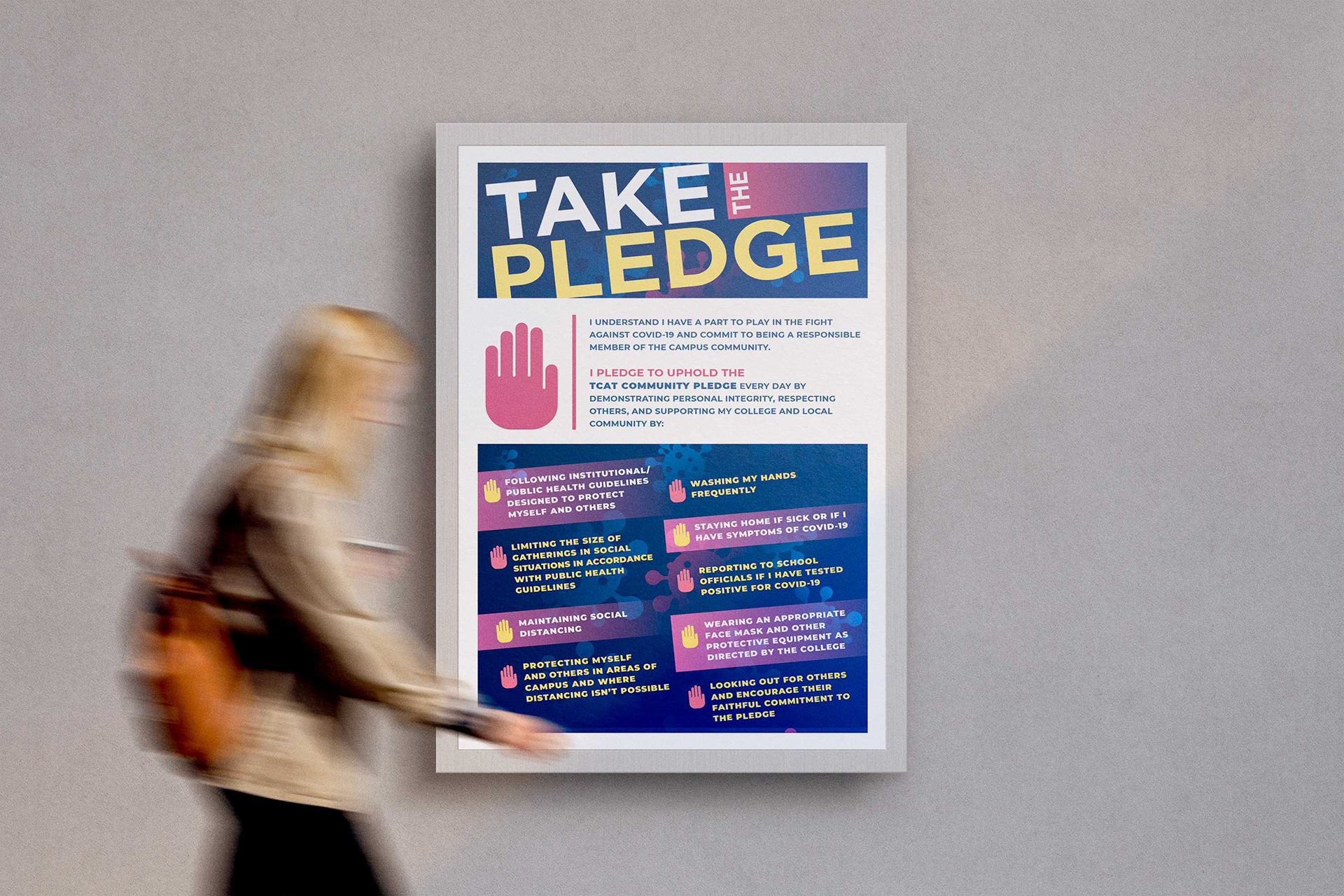 TAKE THE PLEDGE from the TBR Covid Toolkit — Silver Award, 2021 TCPRA