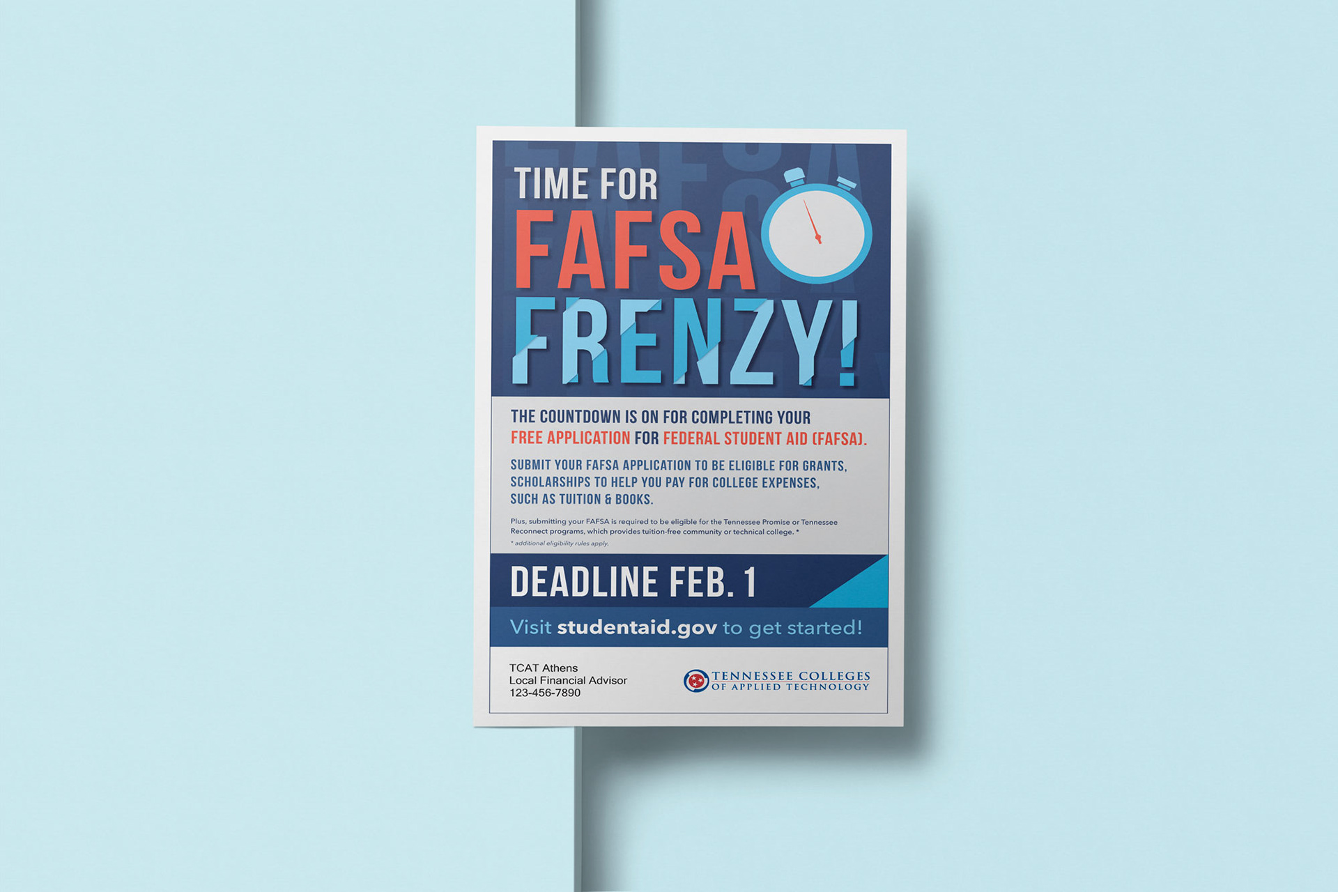 FAFSA Student Aid poster.