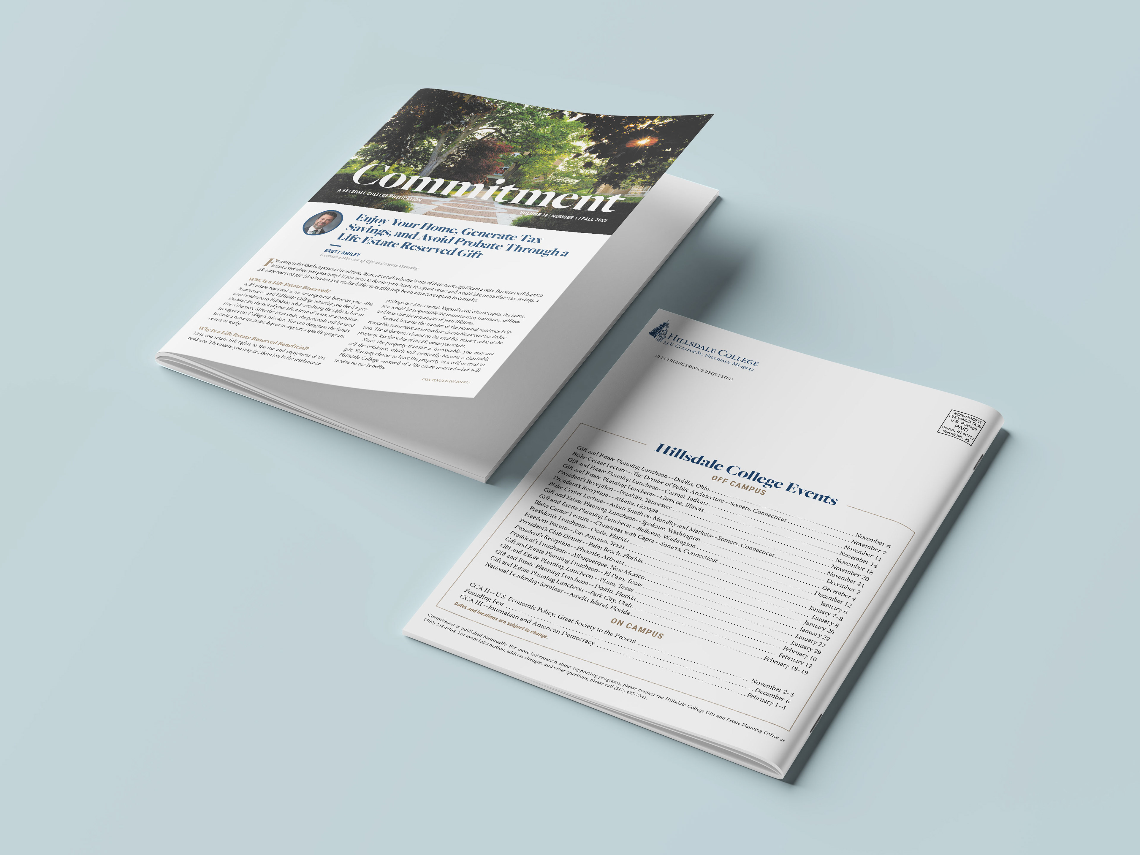 Cover of the Fall 2025 issue of Commitment Magazine