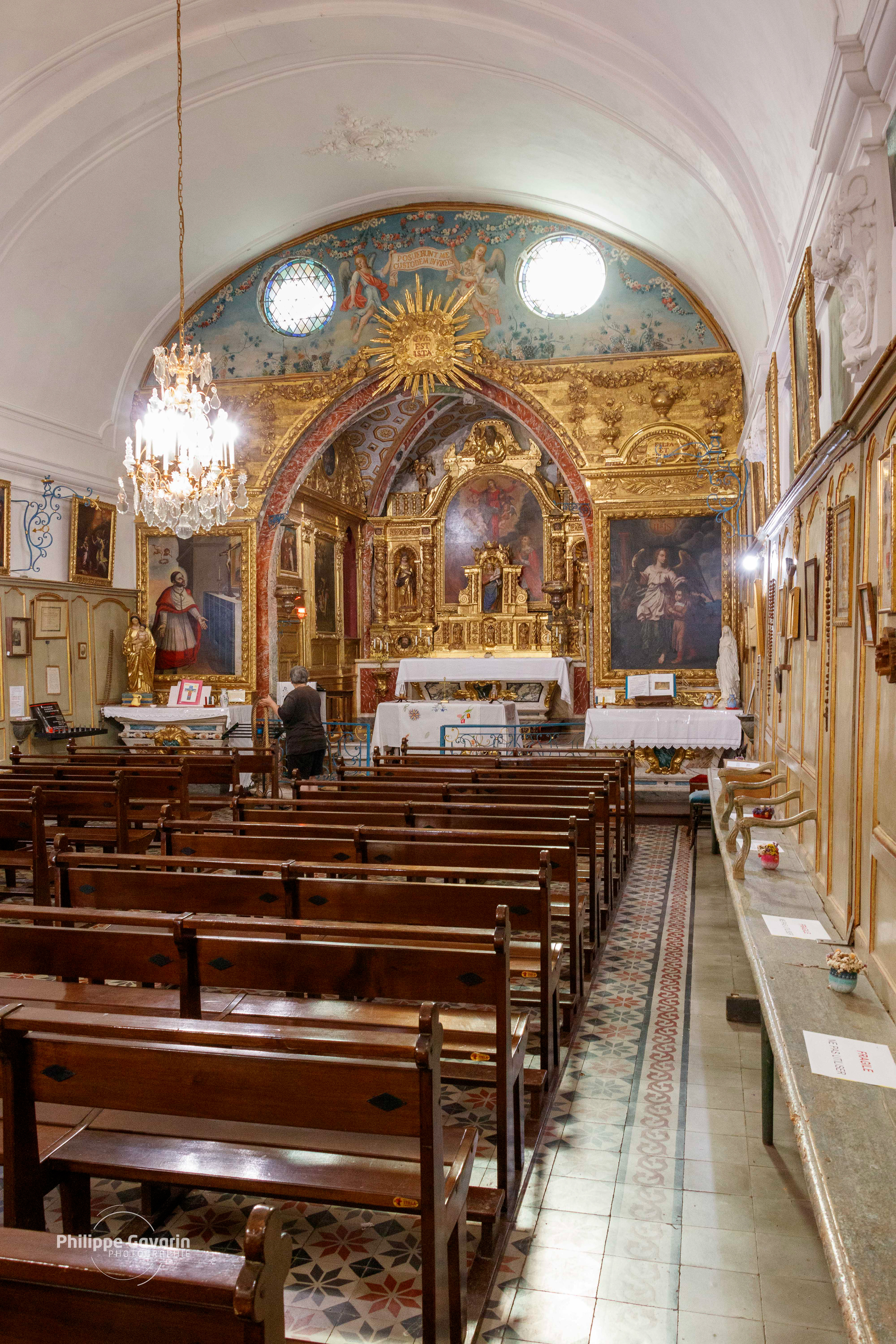 La chapelle Notre Dame des vignes renferme de nombreux Ex-voto