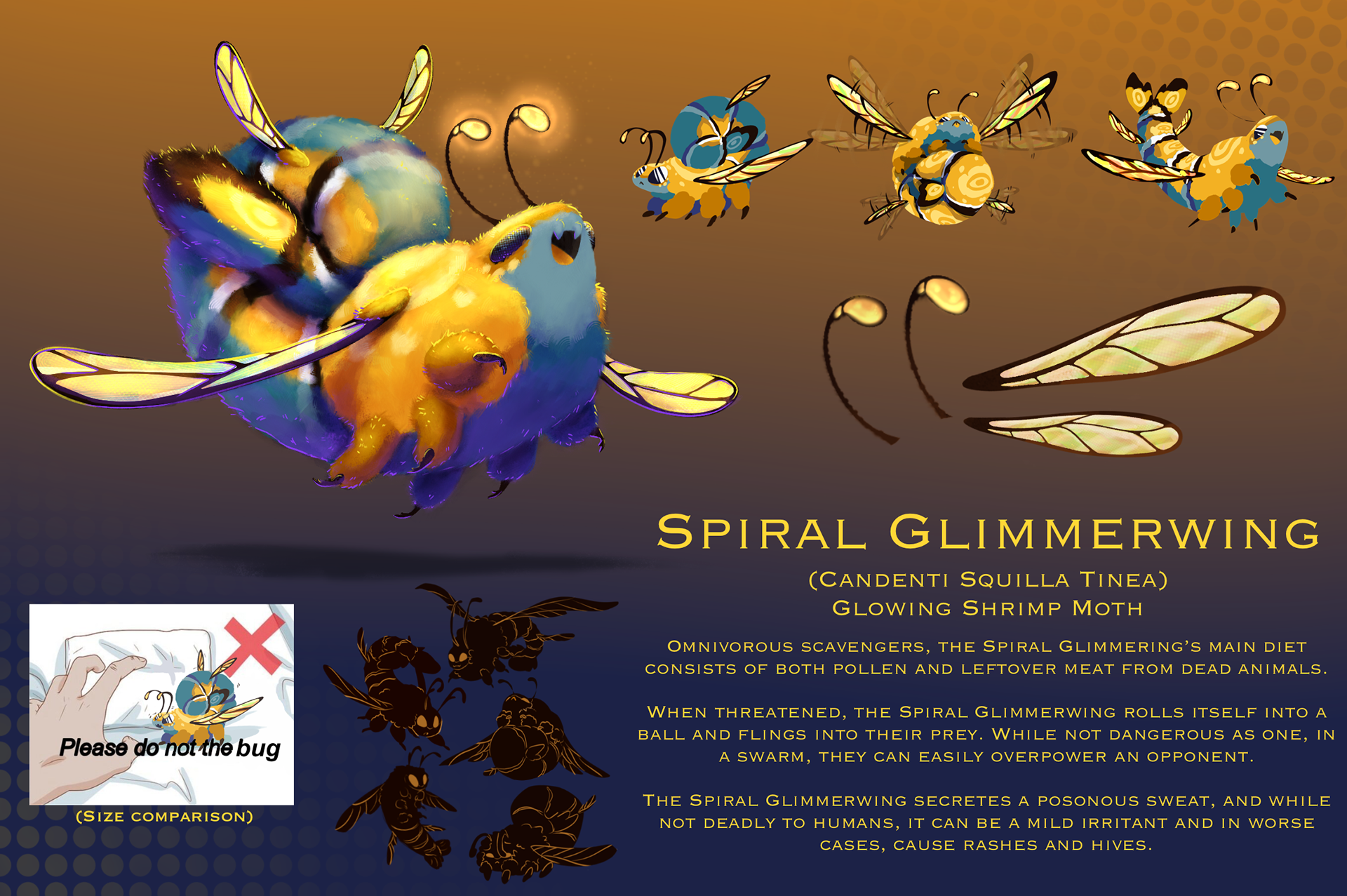 CREATURE DESIGN-SPIRAL GLIMMERWING