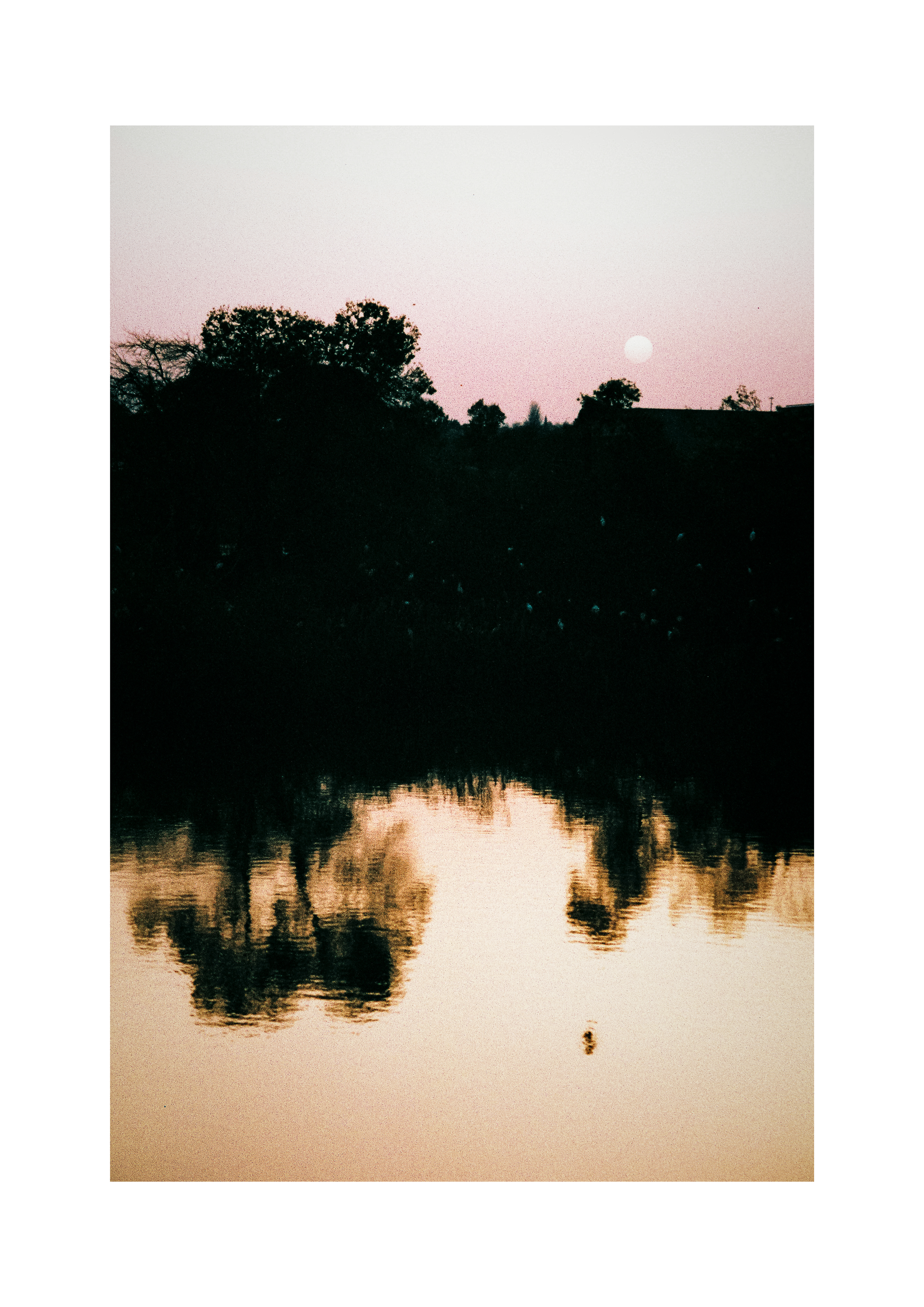 Sunset by the river