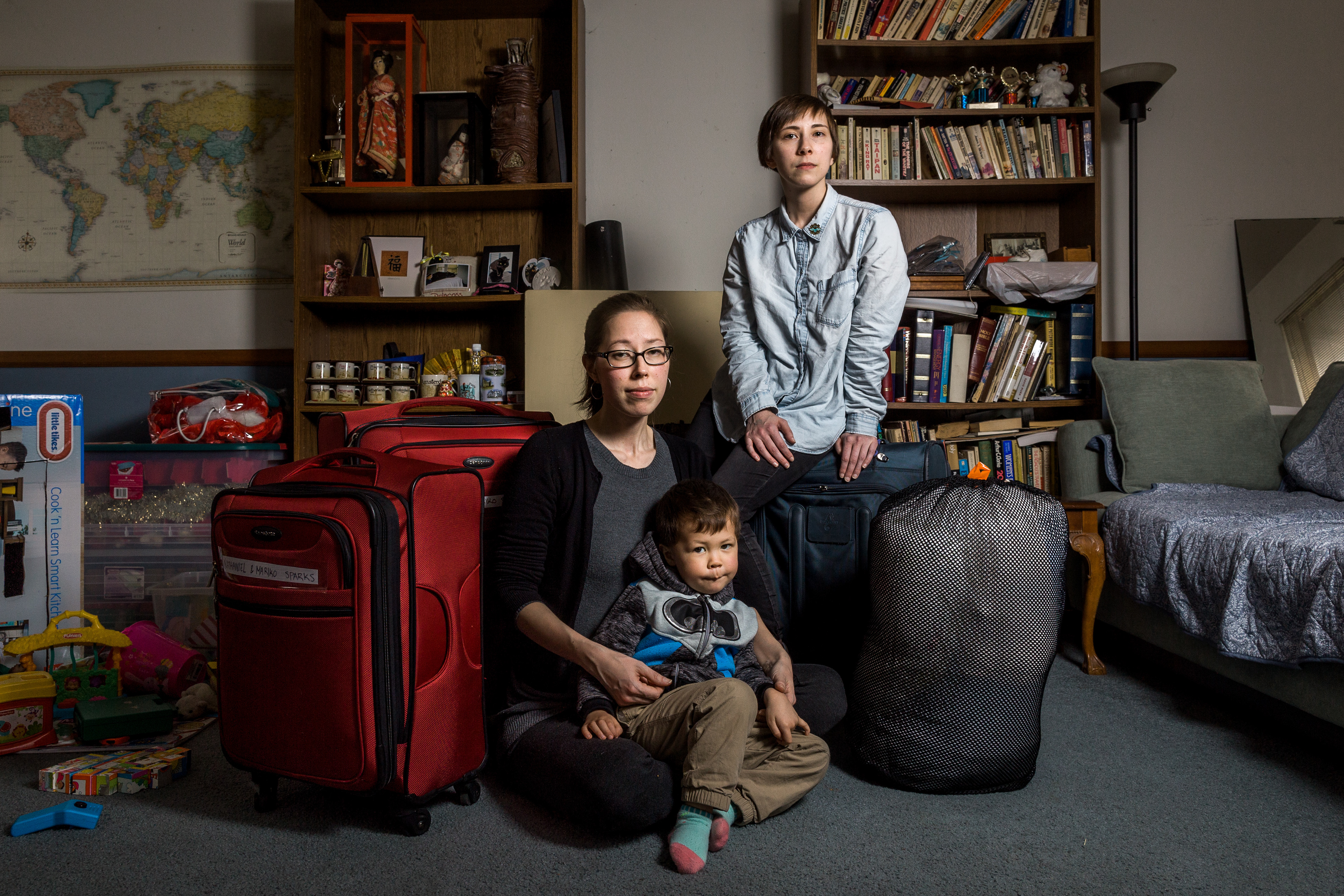 “As I started having to go through and do the physical packing, it was something very different, especially since I am five, four months pregnant now. Having to think about not only packing for myself, my husband and my son who’s three years old, but also for this baby that I haven’t even met yet.”