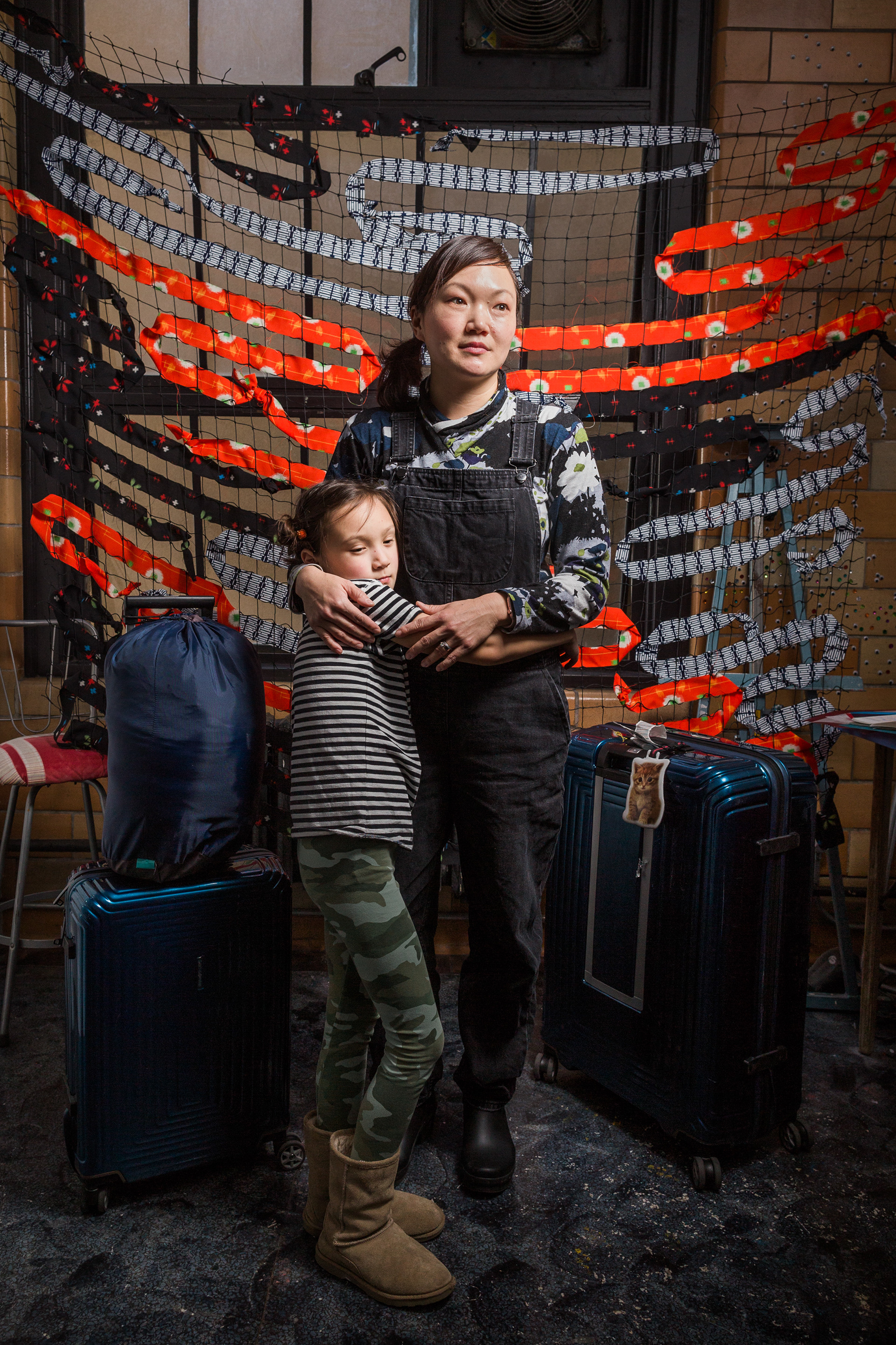 "I packed her things while she was at school. I wasn't sure about her actually having to do it. I think that, she knows about internment, but the more she finds out about it, it gets kind of emotional for her."