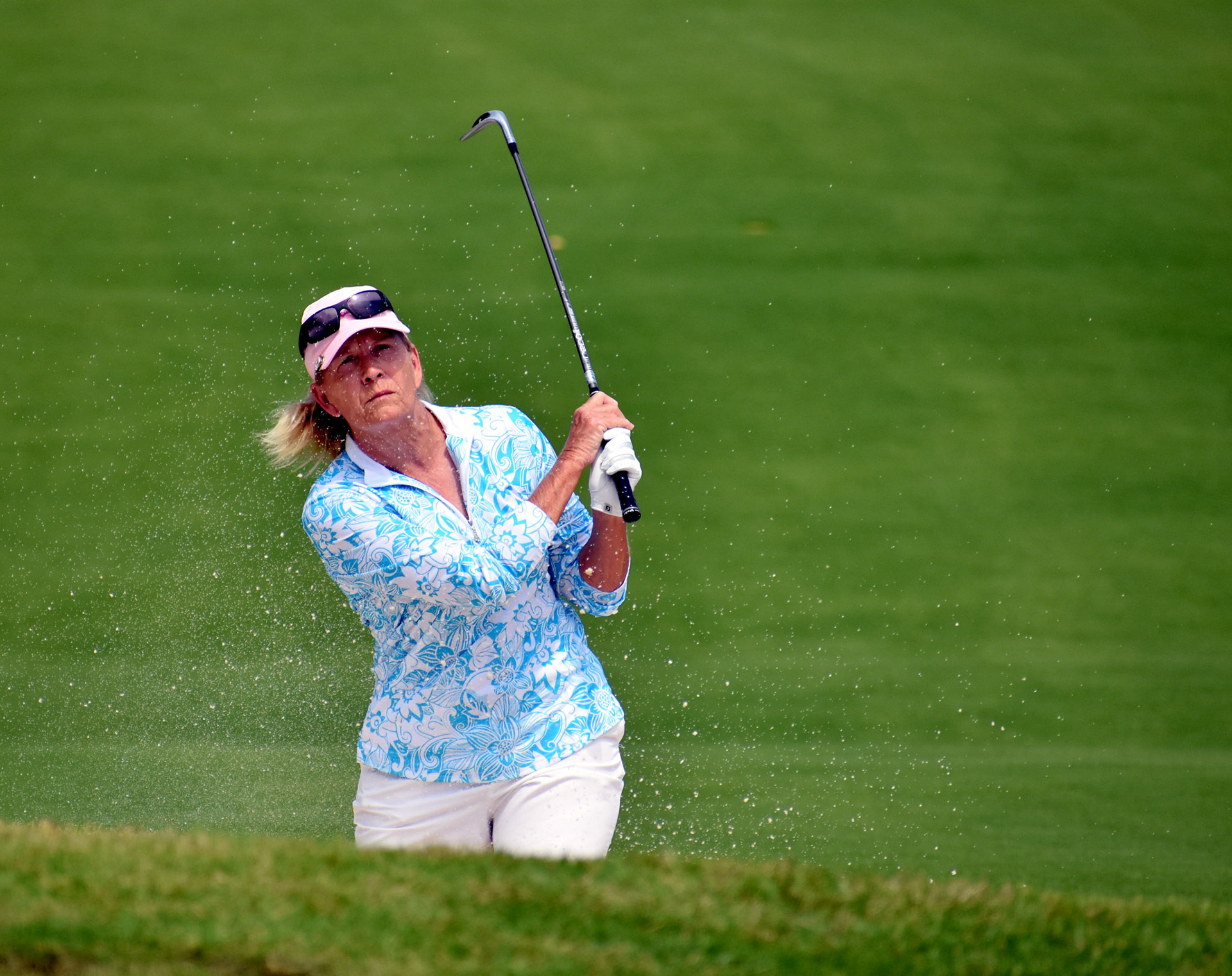 Arline Hoffman escapes the bunker on 2