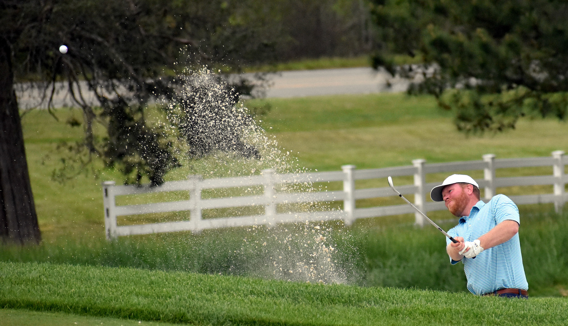 Ben Beach blasts out of the ... well ... beach ... on 13.