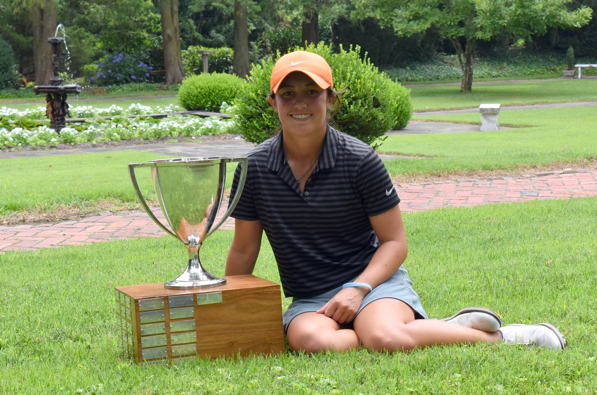 Kendall Turner, winner of the 97th VSGA Amateur Championship