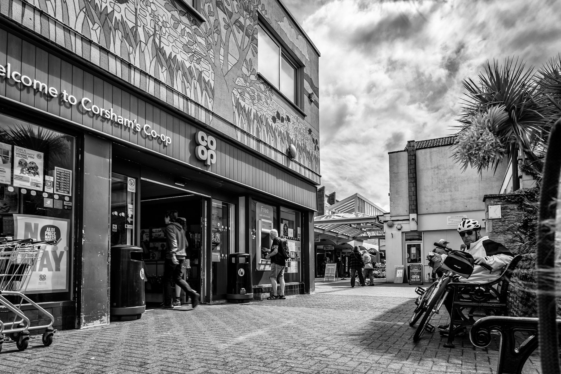The main access route to the High Street, the Martingate Centre, built in the 70s.