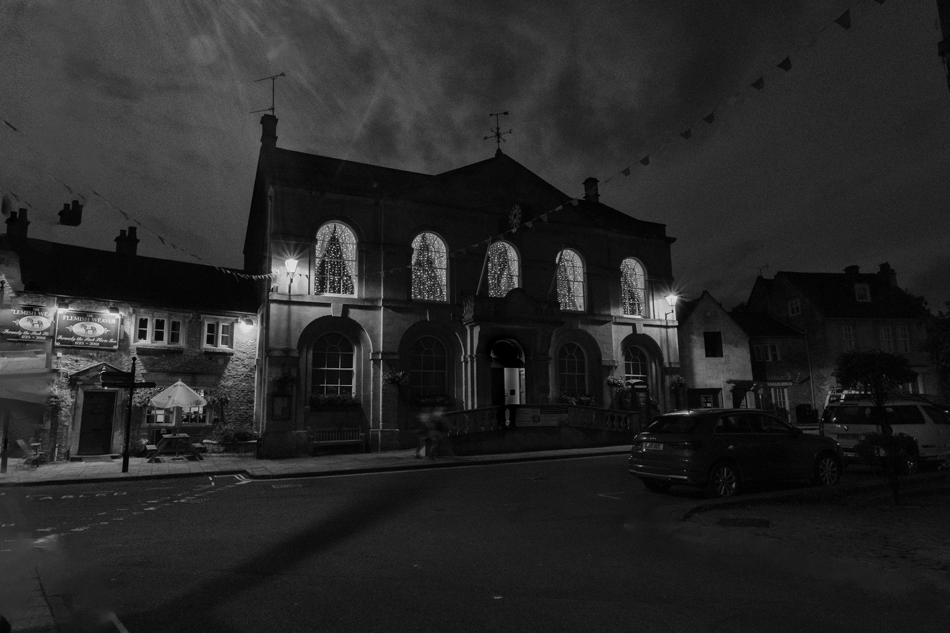 Town Hall at night
