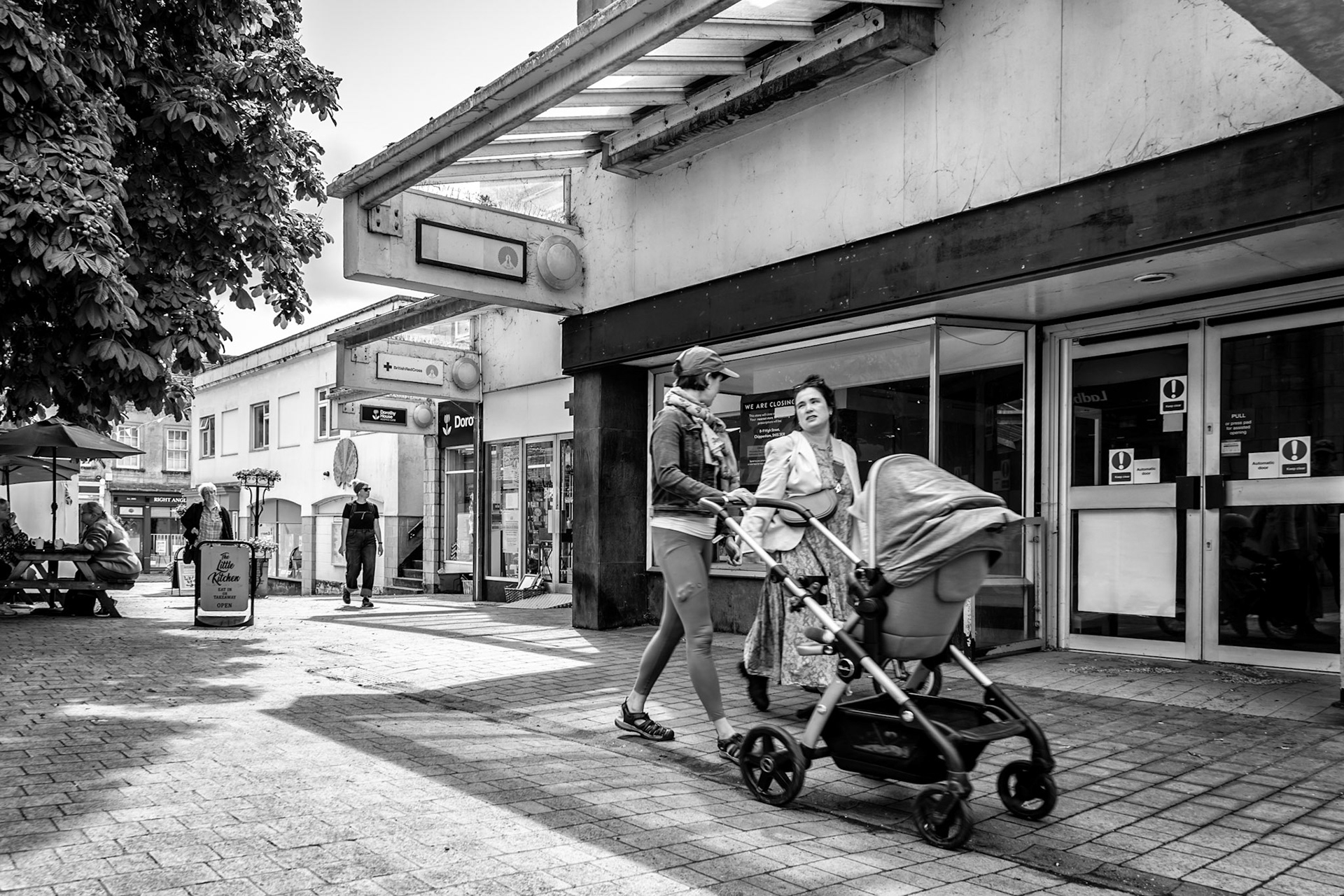 Martingate Centre, still a thoroghfare but shops have closed.