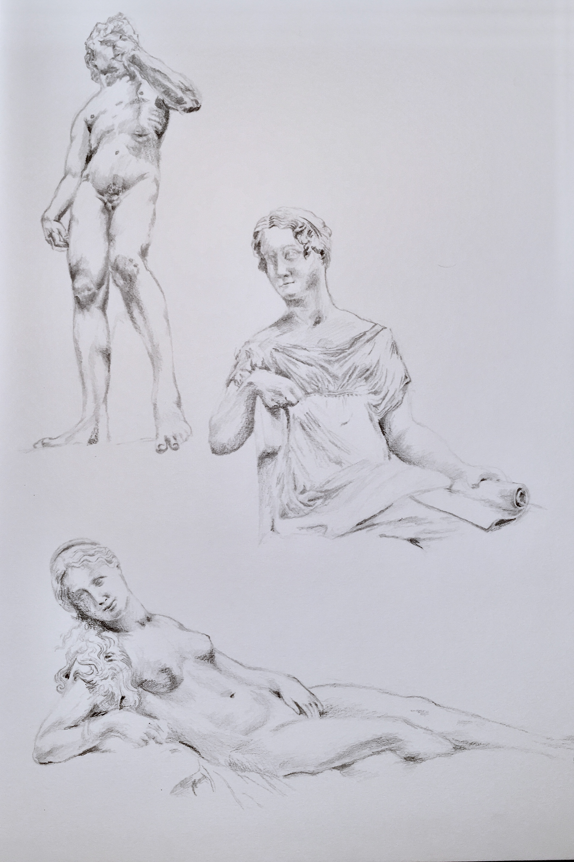 Ladies in Accademia plus Michelangelo's David.