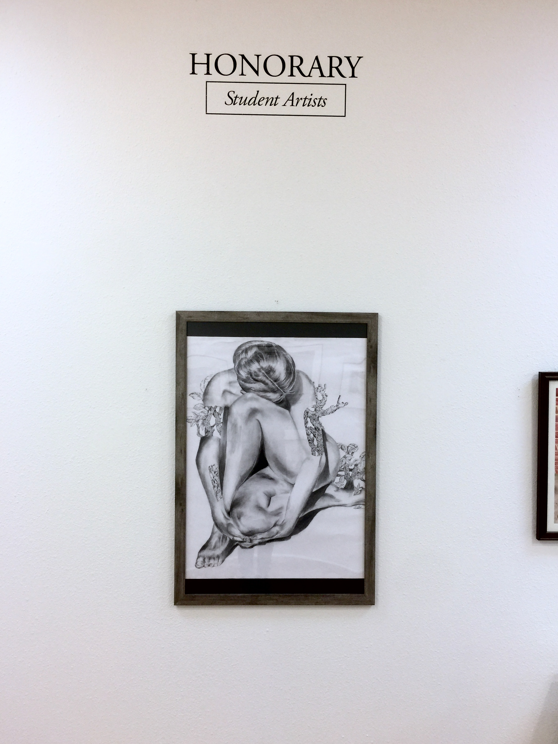 Featured Honorary Student Artist at Revland Gallery, November 2017.