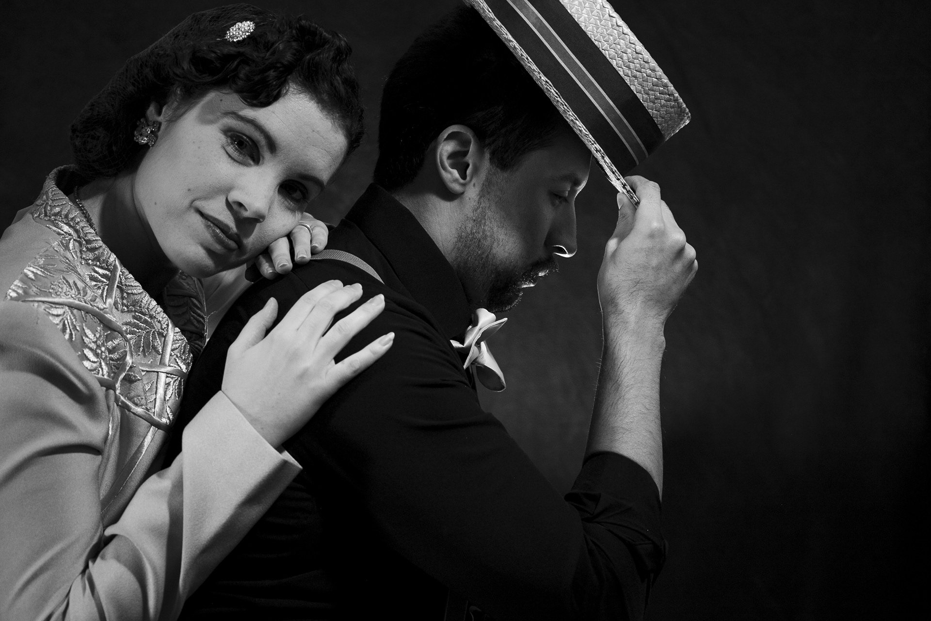 Old Hollywood Studio lighting adds the glitz and glamour of the 1950's