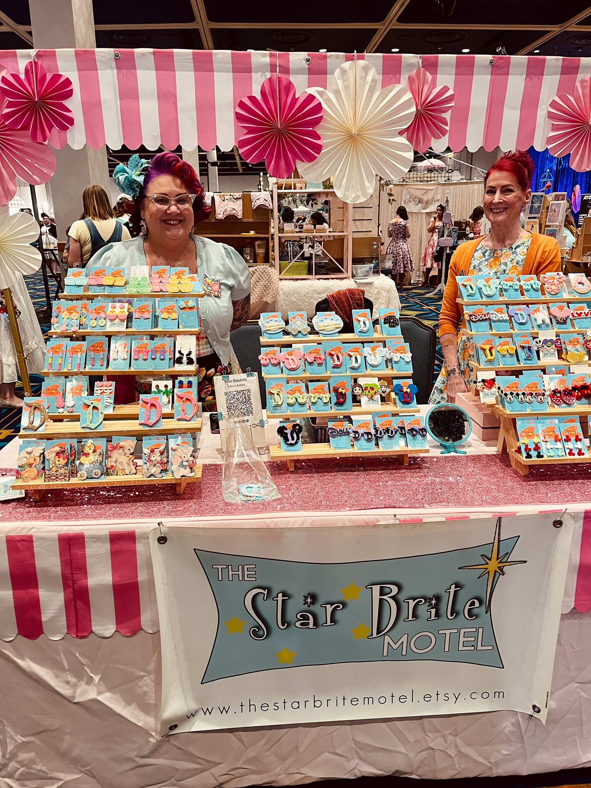 1. The Star Brite Motel Booth at the Dapper Day expo. So many cute broaches, pins and jewelry! 