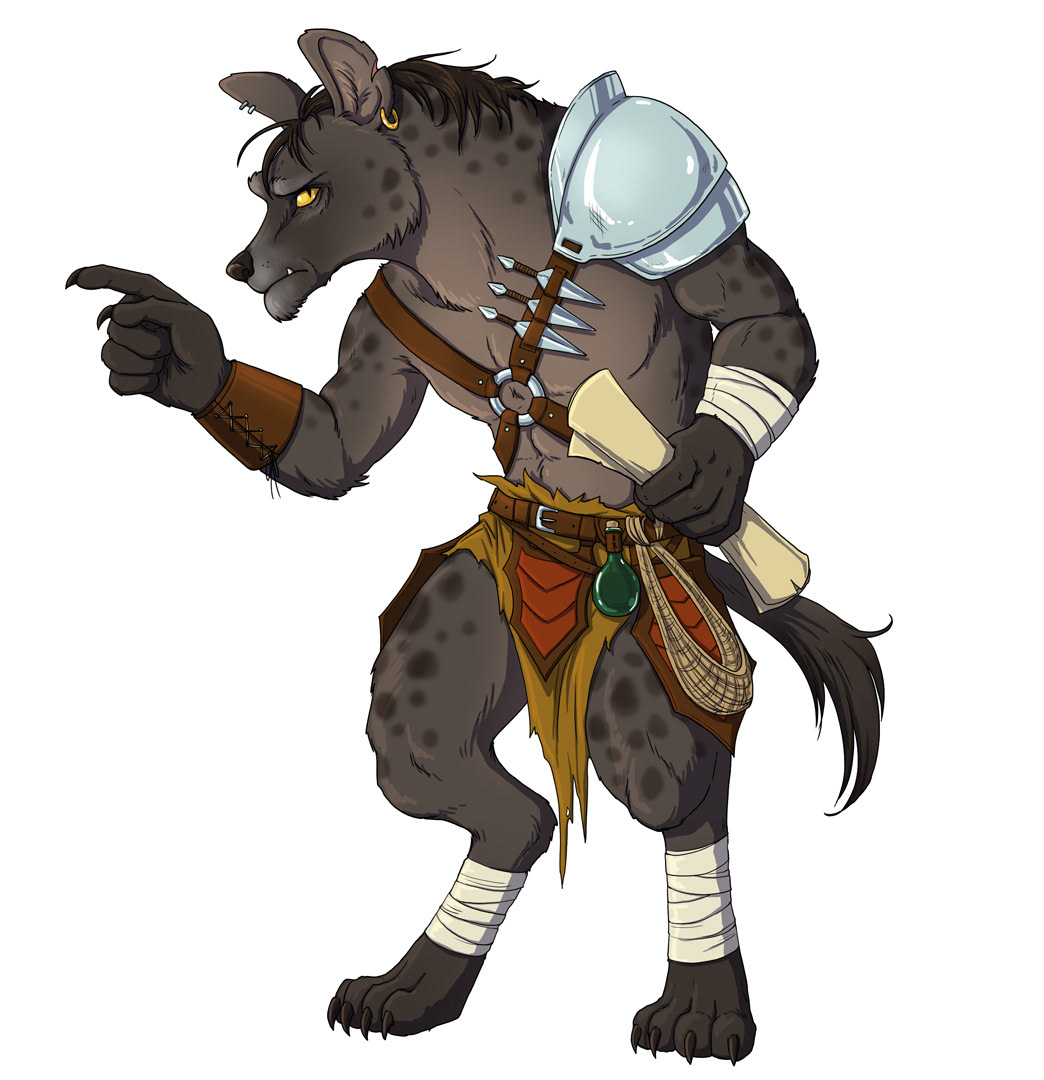 Character design practice based on a prompt. Photoshop.