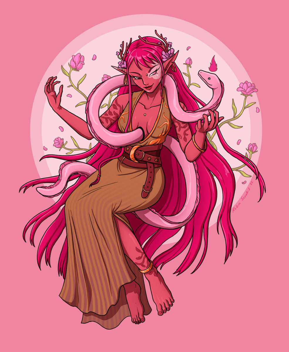 Character design by Alba Ballesta González. Photoshop.