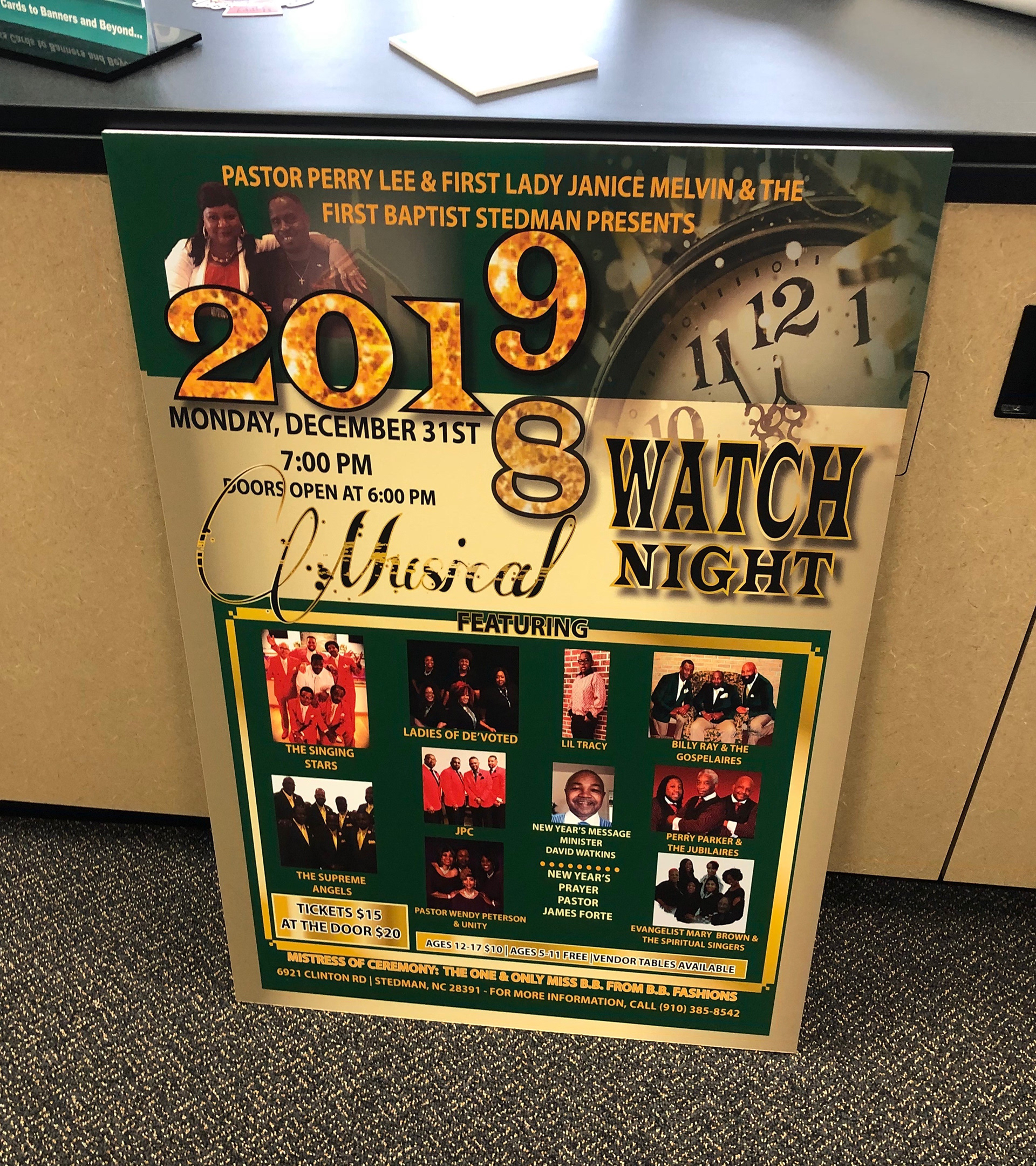 24X36 FOAMCORE POSTERS