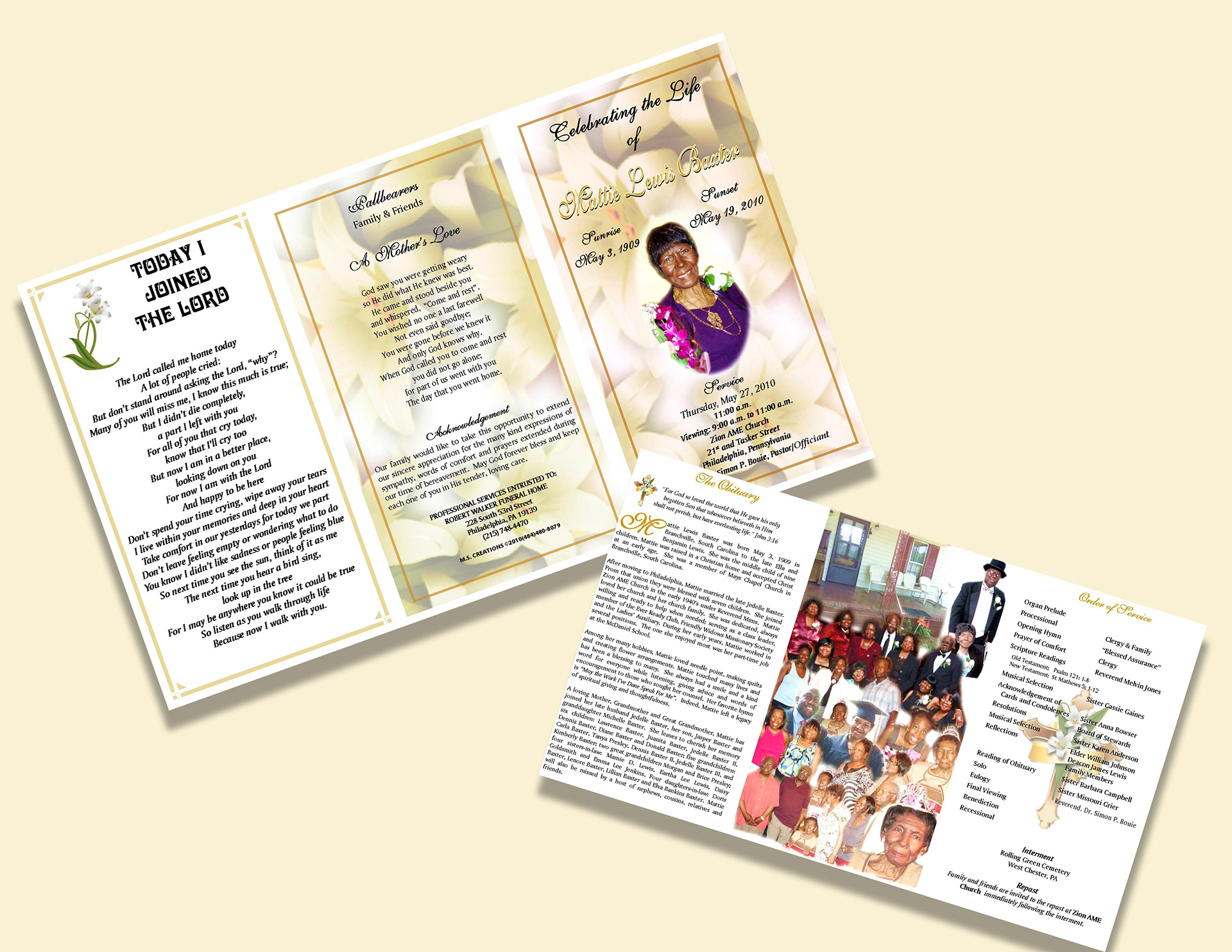 SMALL TRIFOLD PROGRAM