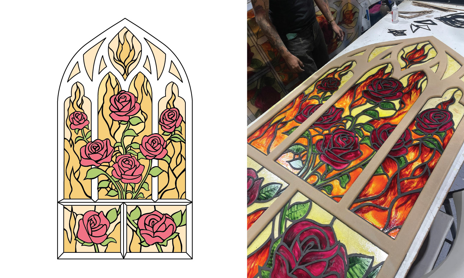 Vectorization project for a prop used in Christian Nodal's music video