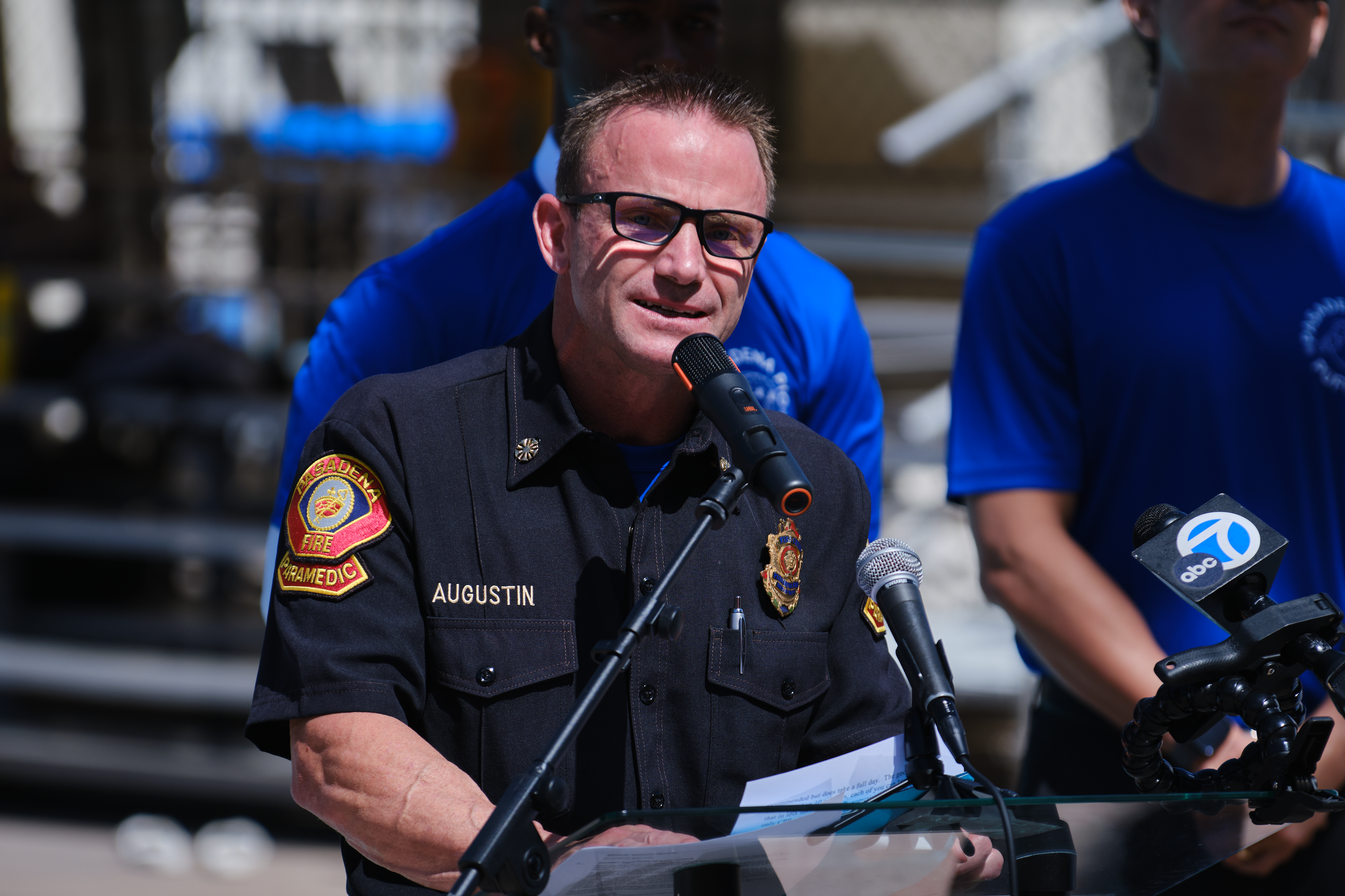 Pasadena Fire Chief Augustin