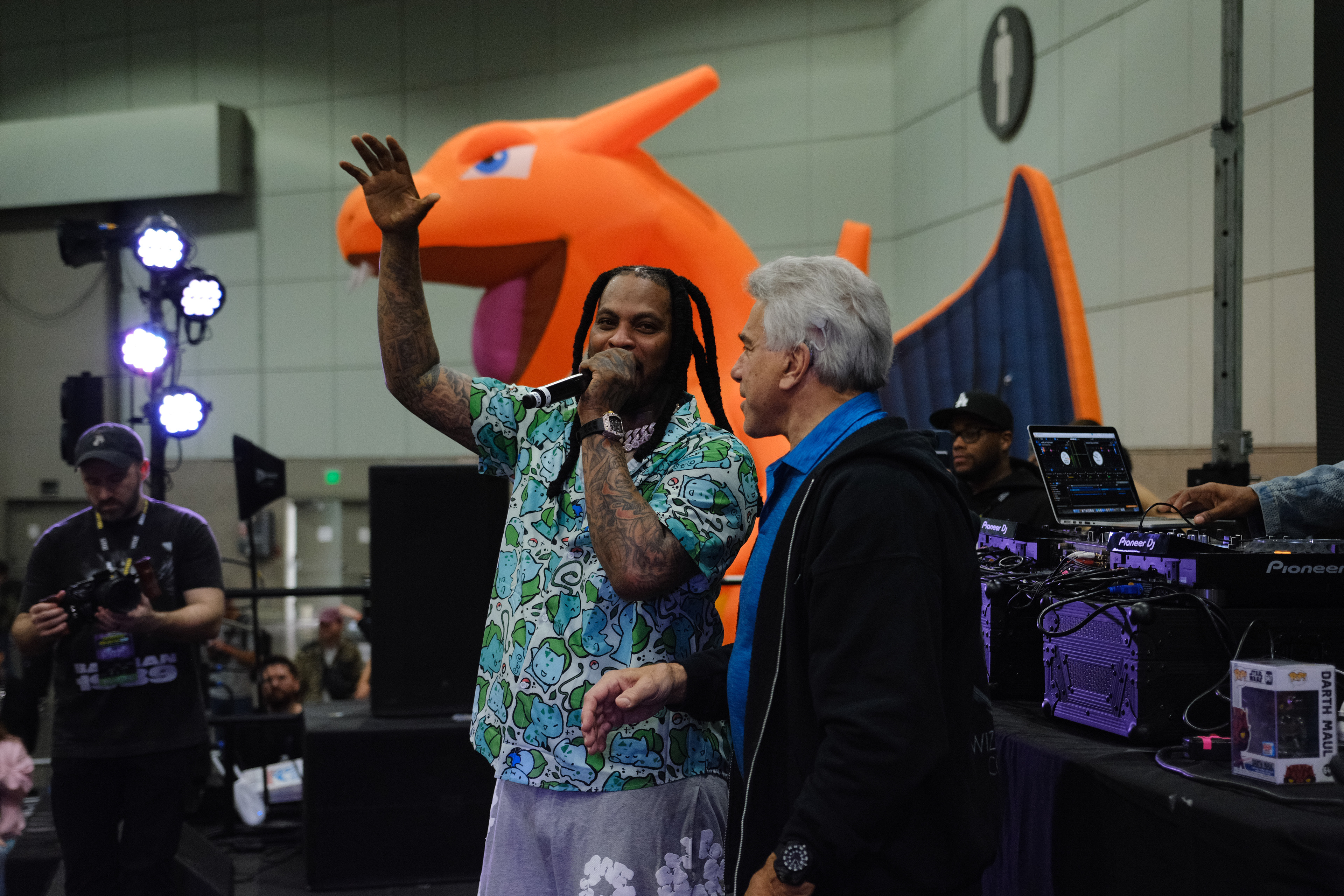 Waka Flocka Flame with Lou Ferrigno