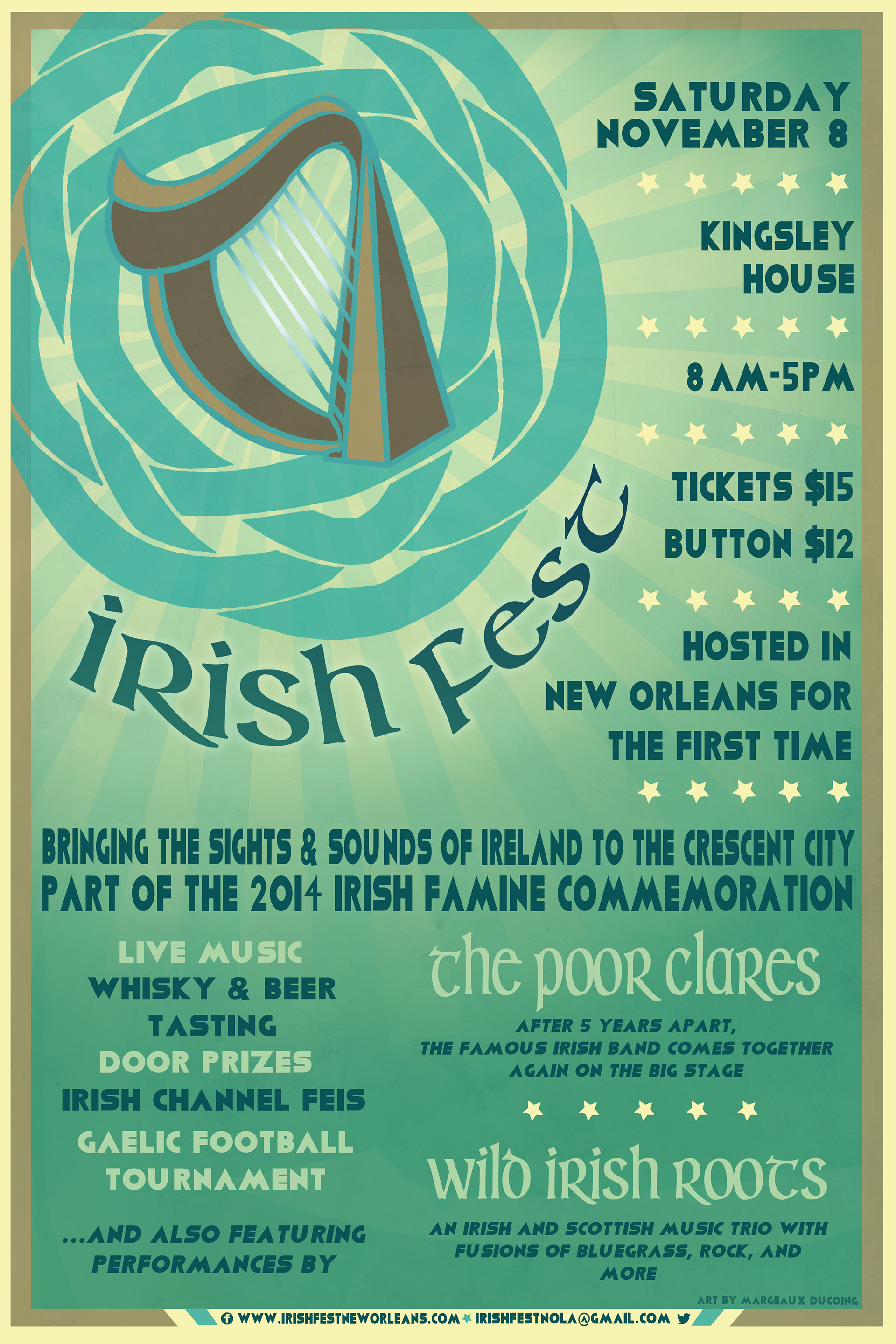 New Orleans Irish Fest Poster (2014)