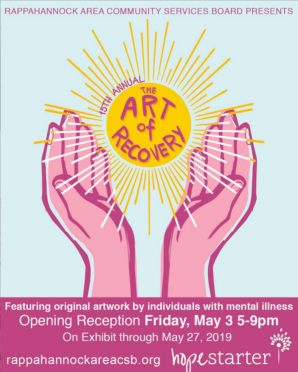 Poster Design for RACSBP's Art of Recovery Show (2019)