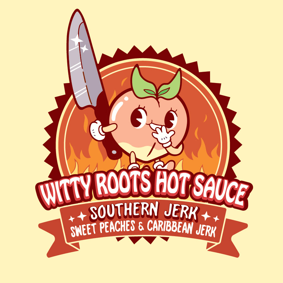 Hot Sauce Label Graphic - Colored BG (2021)