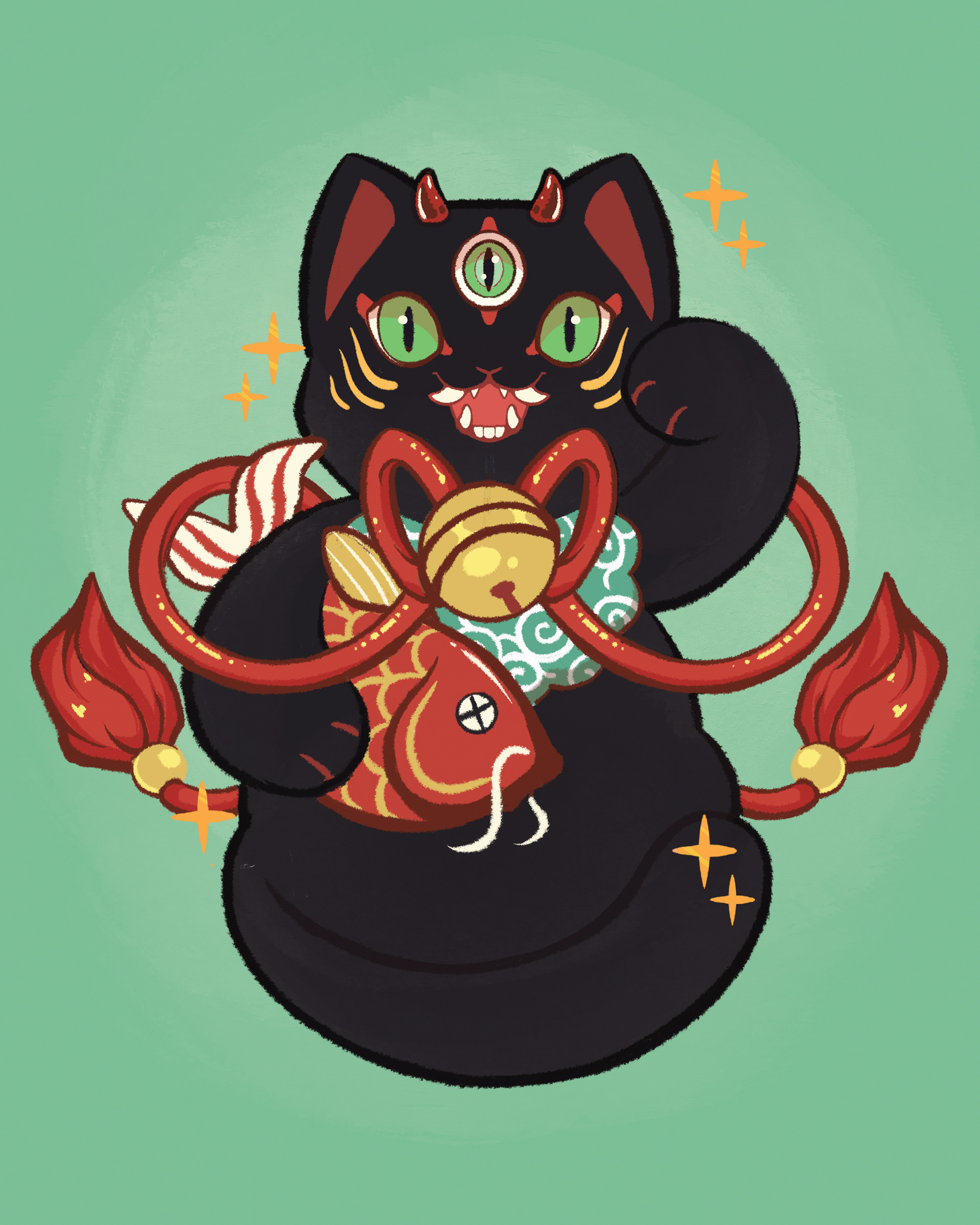 Oni Cat Design (2019)