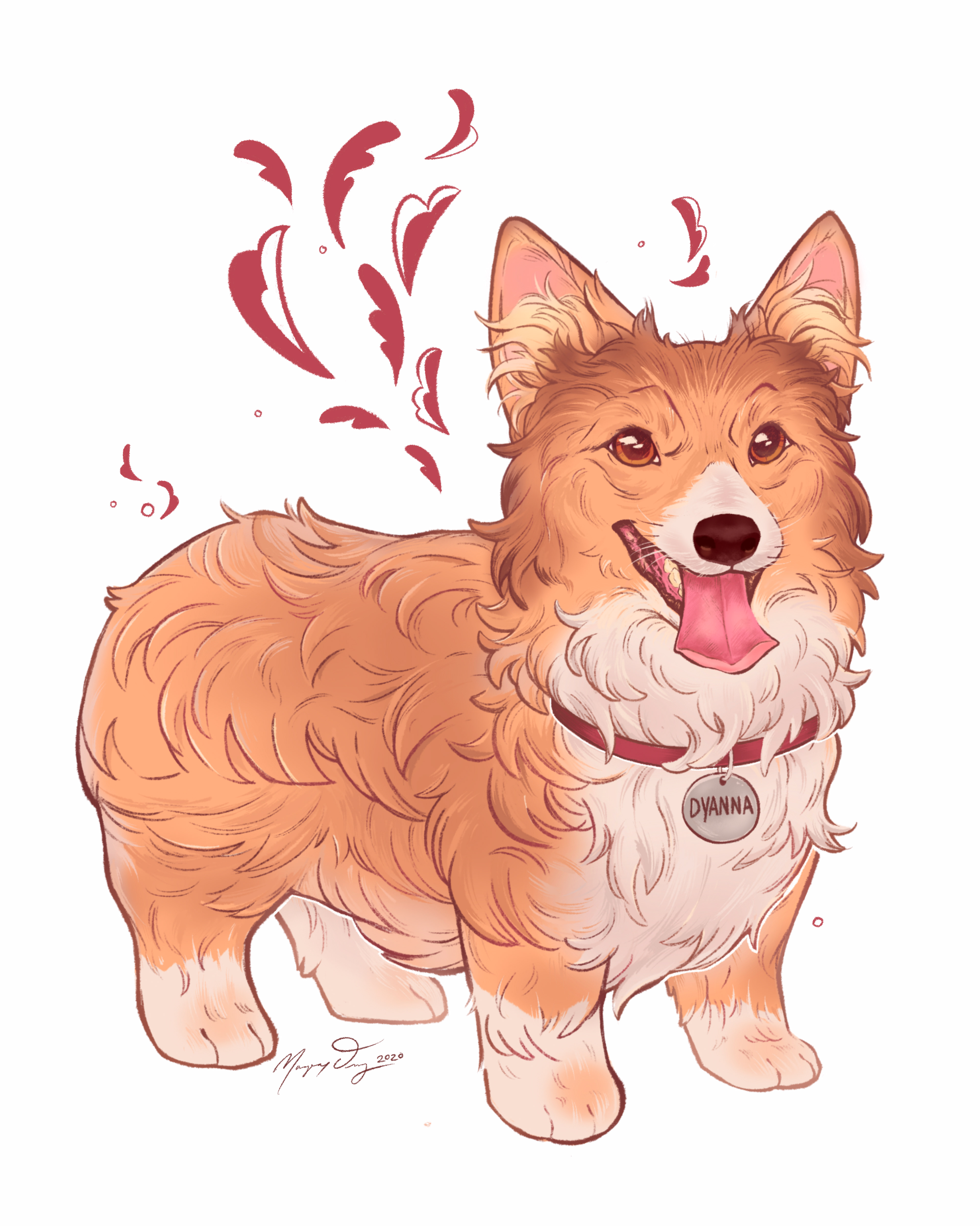 Dyanna the Corgi (2020) - Procreate & Photoshop