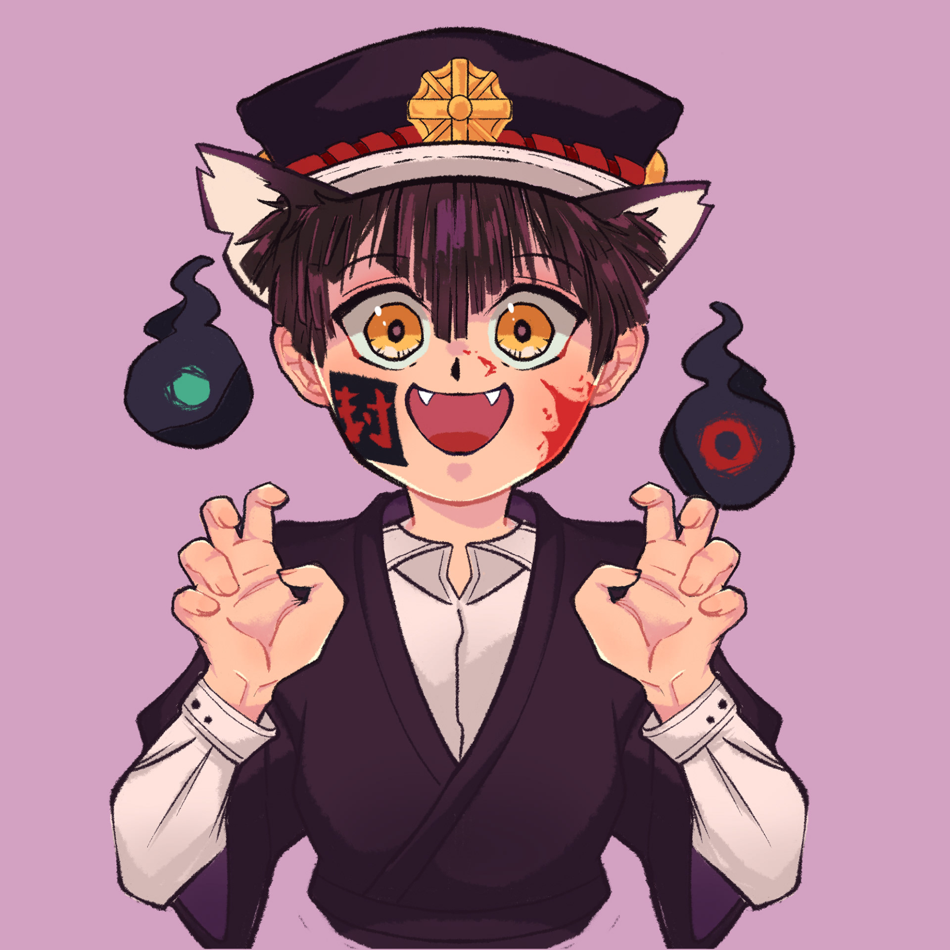 Tsukasa Button Design - Toilet Bound Hanako Kun (2020)