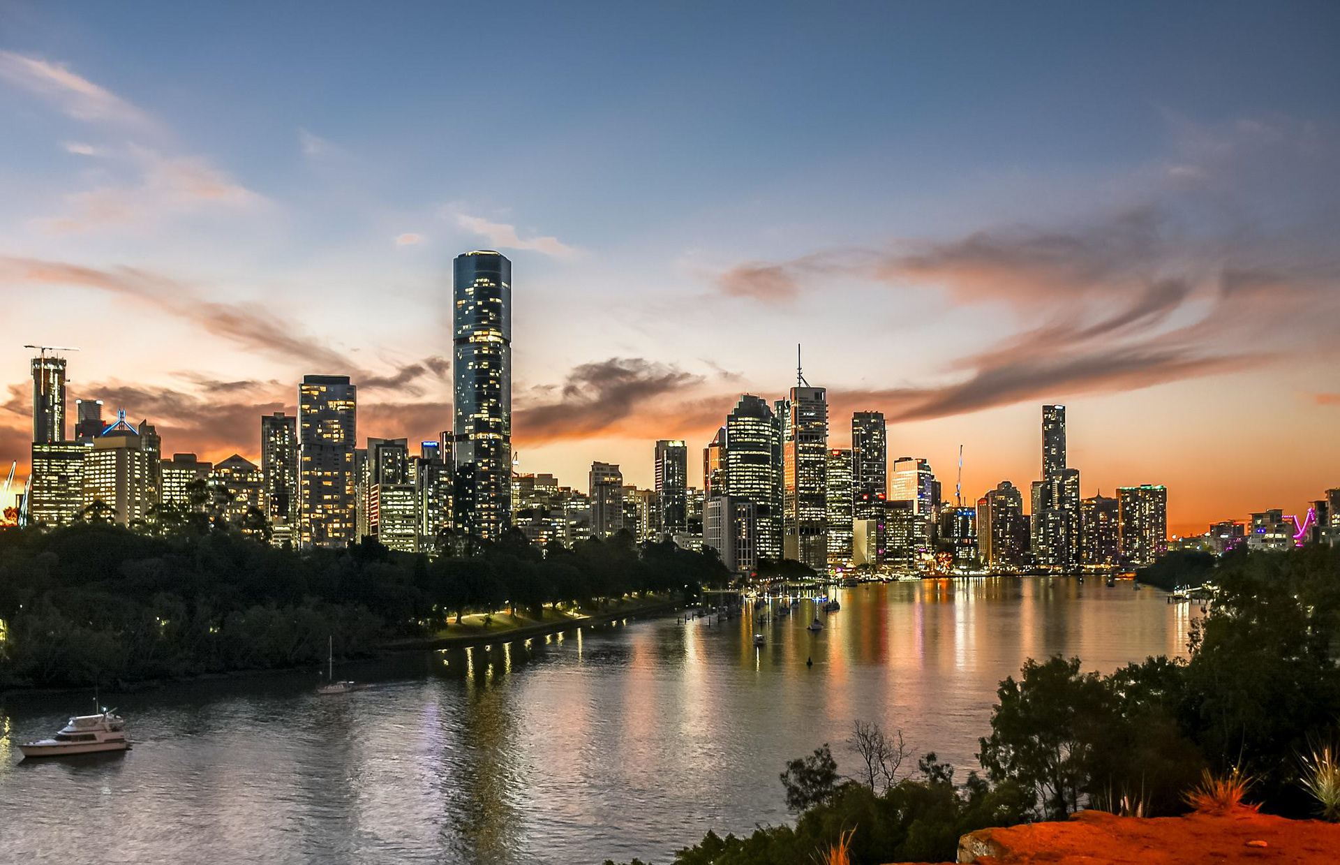 City Views from Kangaroo Point Cliffs