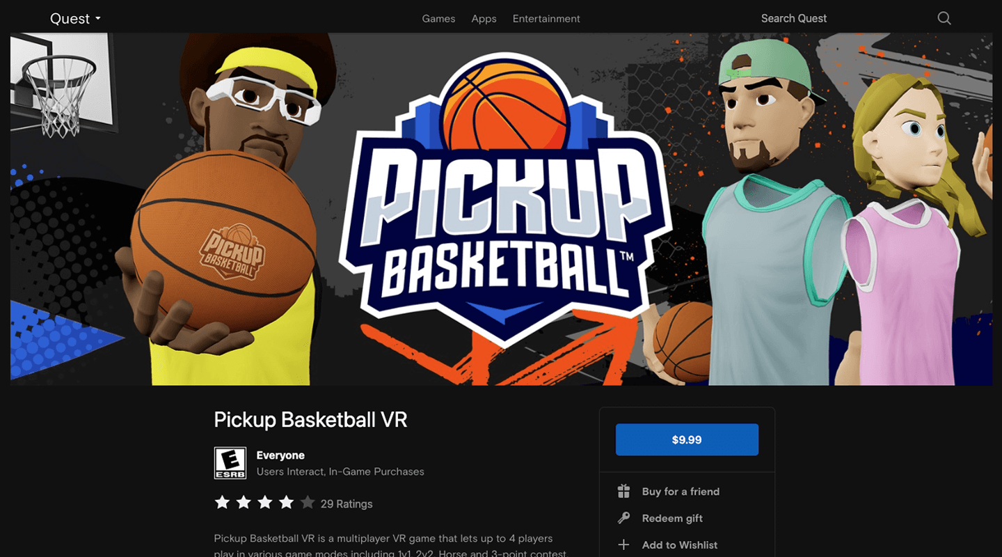 Brian Noto - Pickup Basketball VR