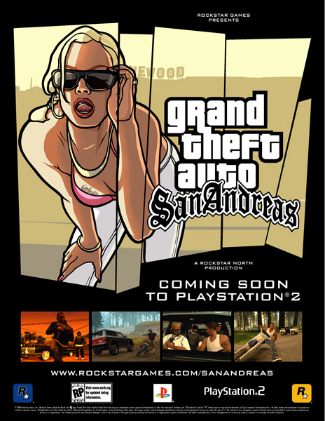 GTA Grand Theft Auto Liberty City Stories PSP Promo Ad Art Print Poster PS2