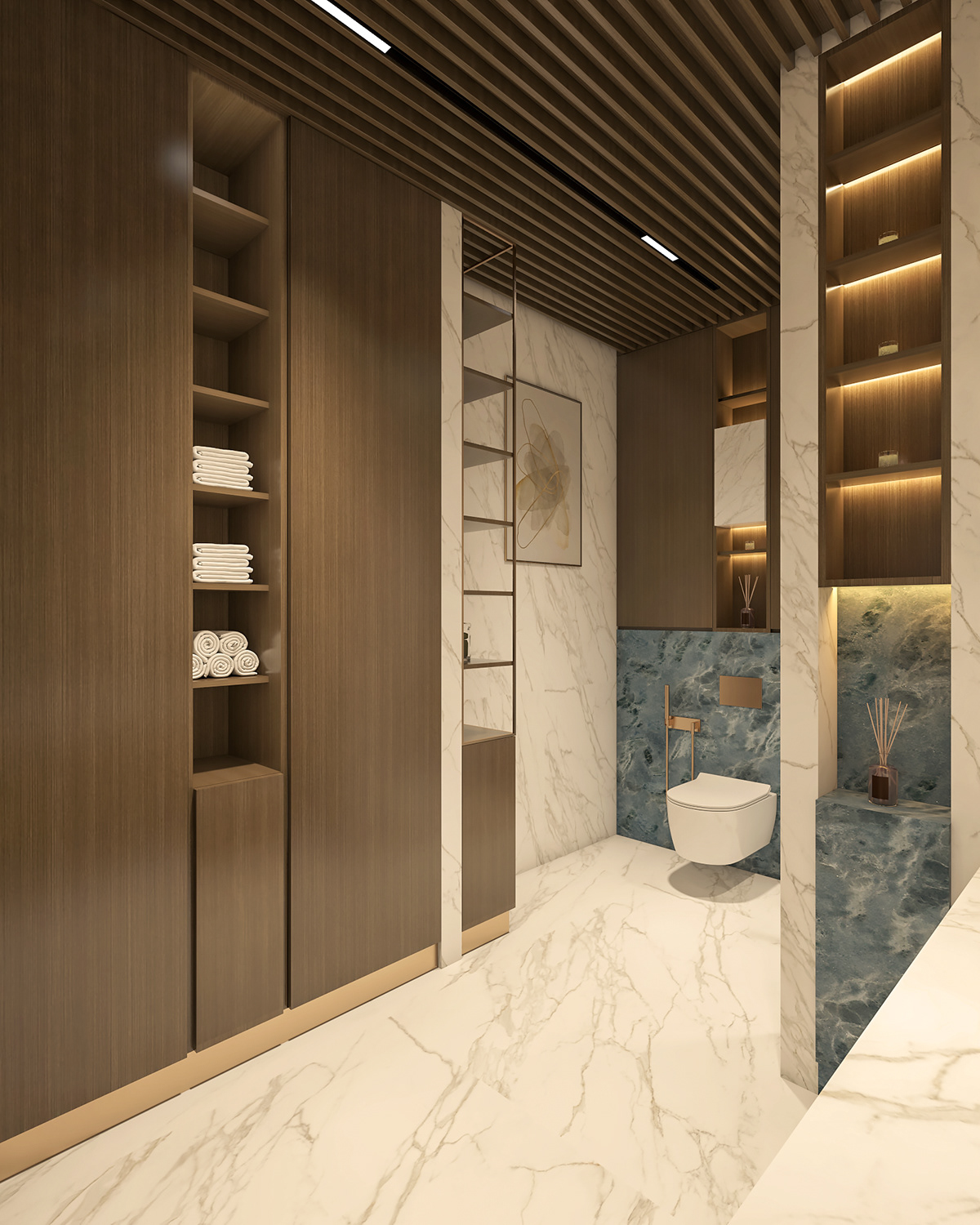 B L U E Bathroom — صورة 7