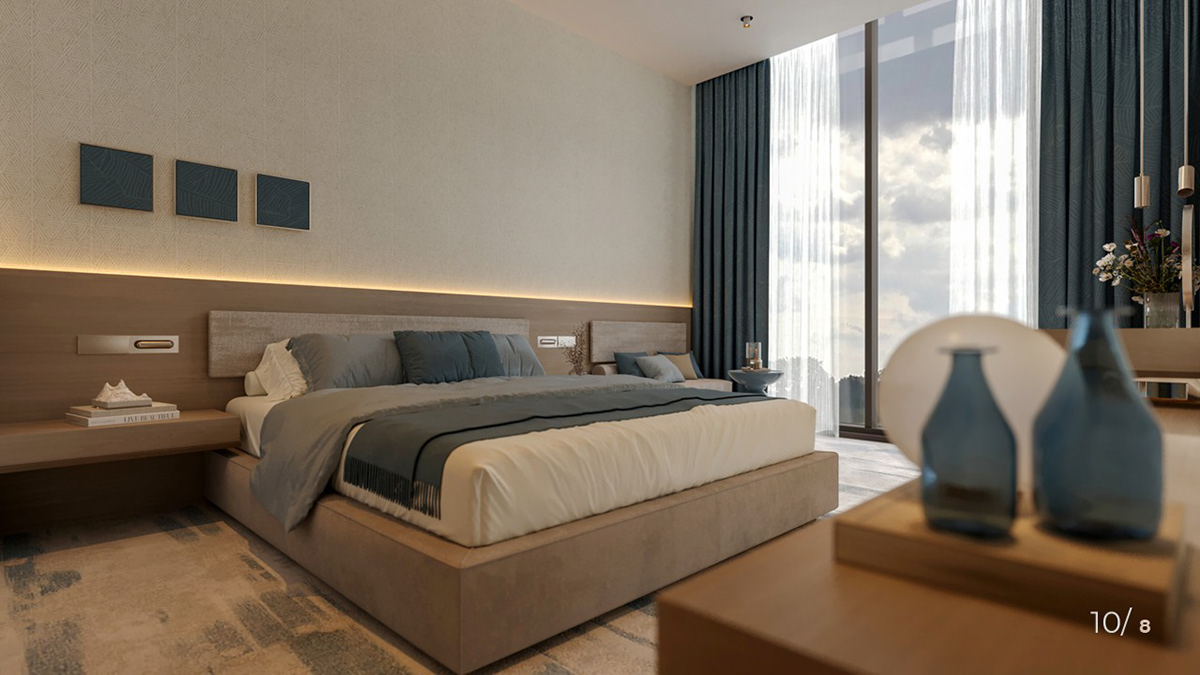 Minimal Hotel Room — صورة 8
