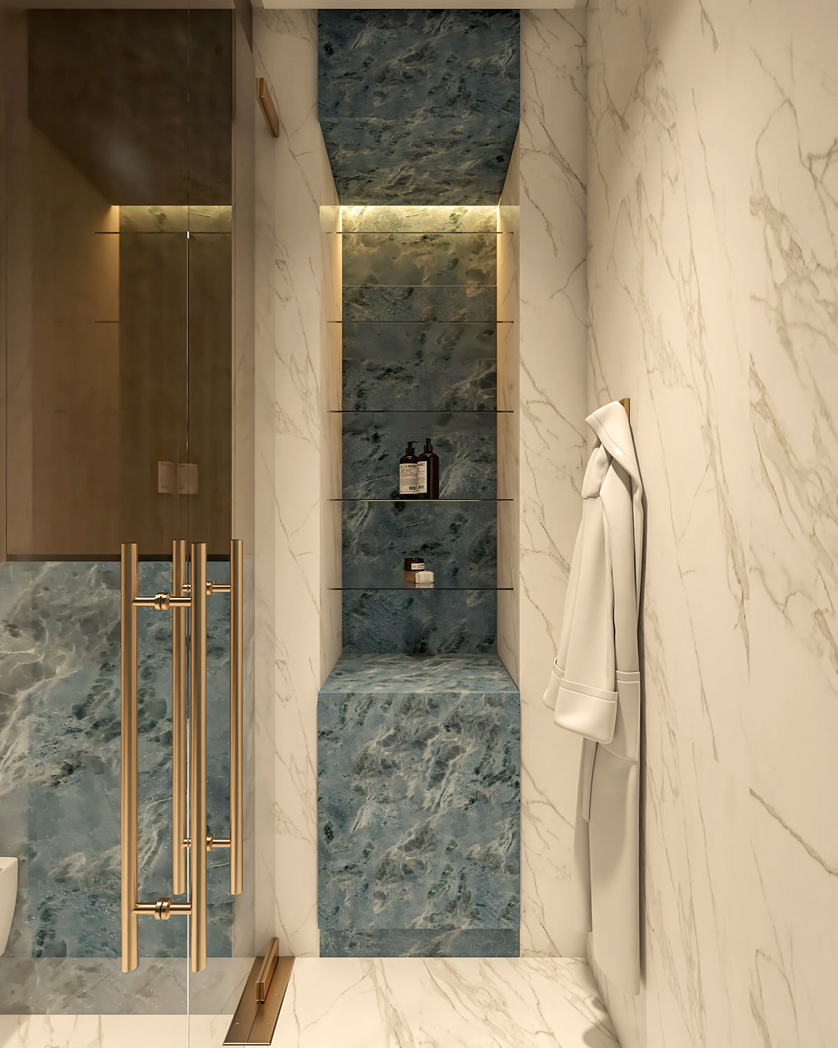 B L U E Bathroom — صورة 5
