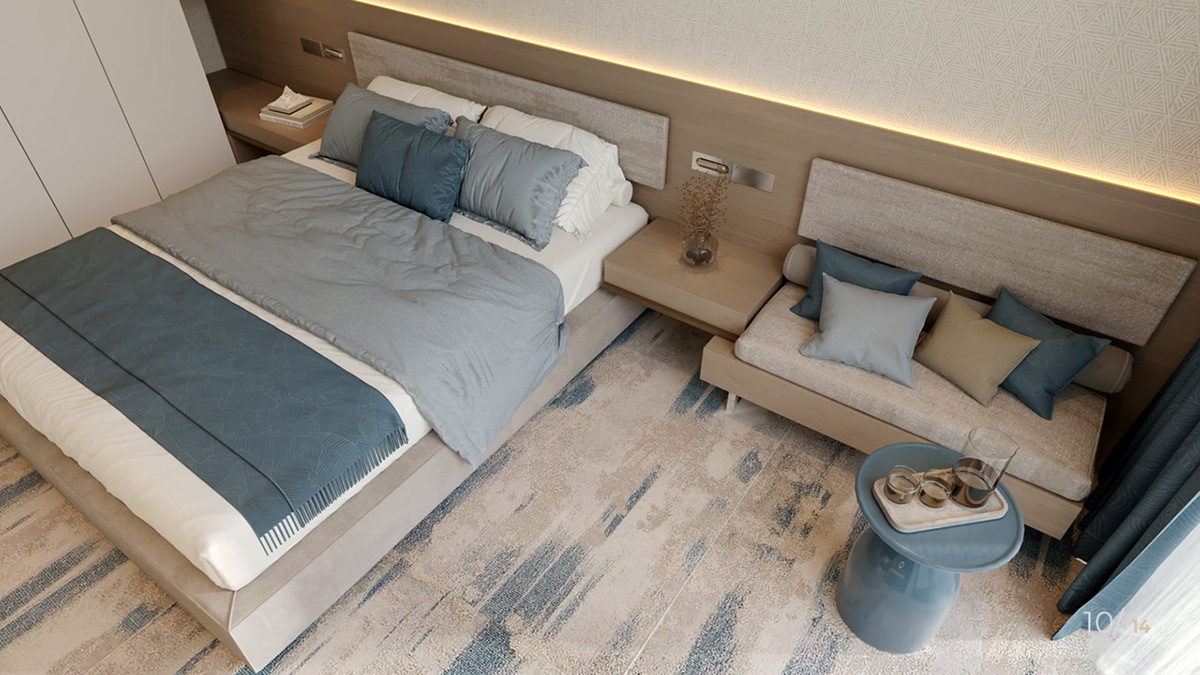 Minimal Hotel Room — صورة 14